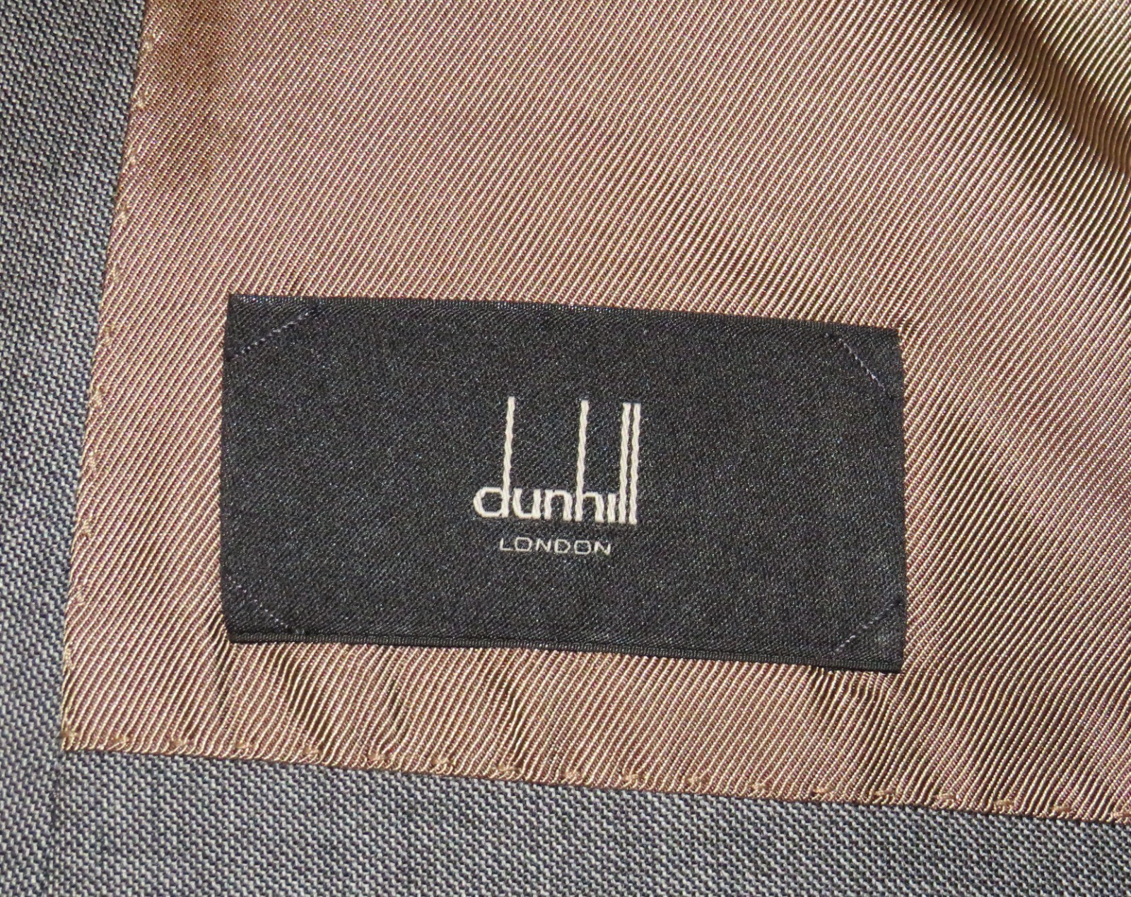 Dunhill x Zegna Mayfair Fit Solid Gray Current Two Button Suit 46L NWT