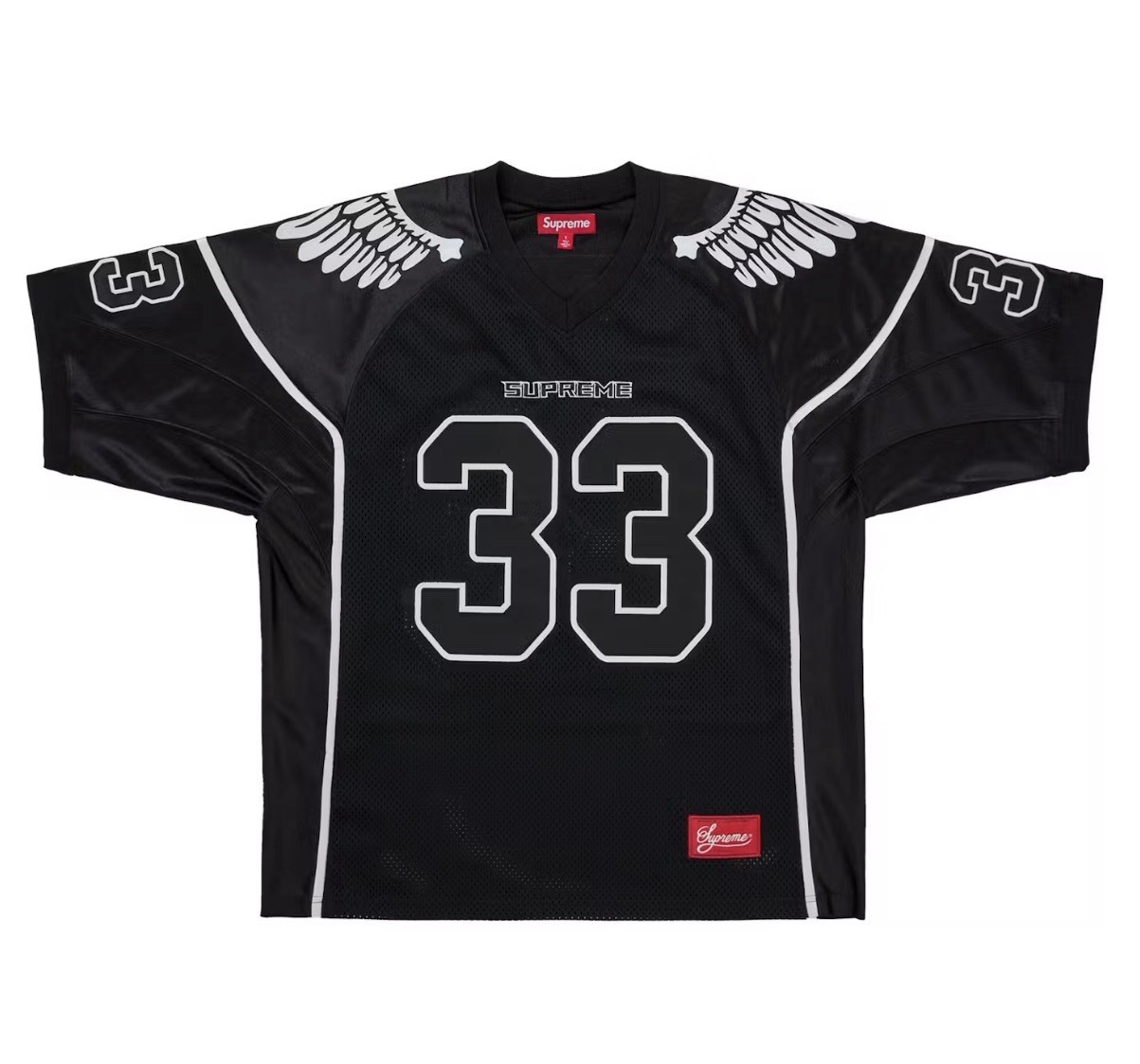 Supreme Wings Football Jersey Black(Size Small) – Ships ASAP!!!