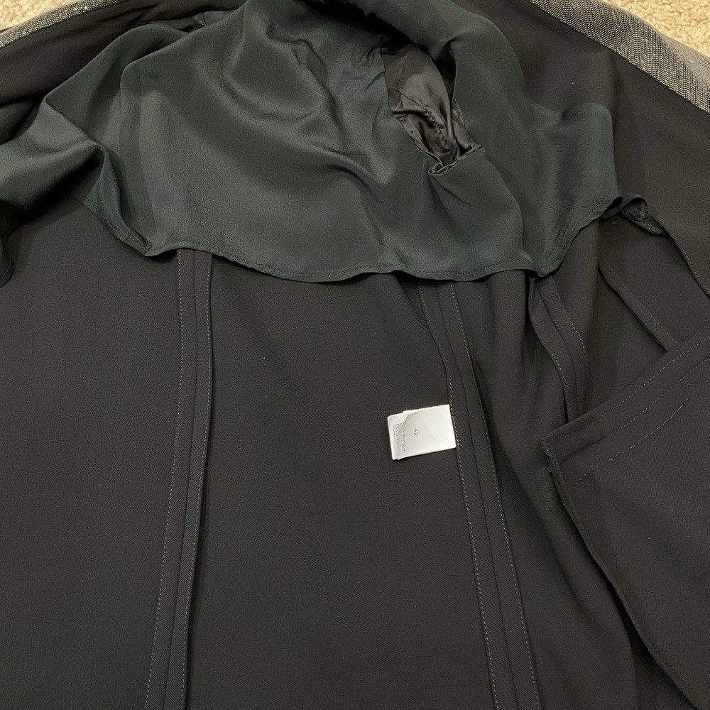 Brunello CUCINELLI Black Blazer Monili Lapel Size IT 42 US 6 Evening Business