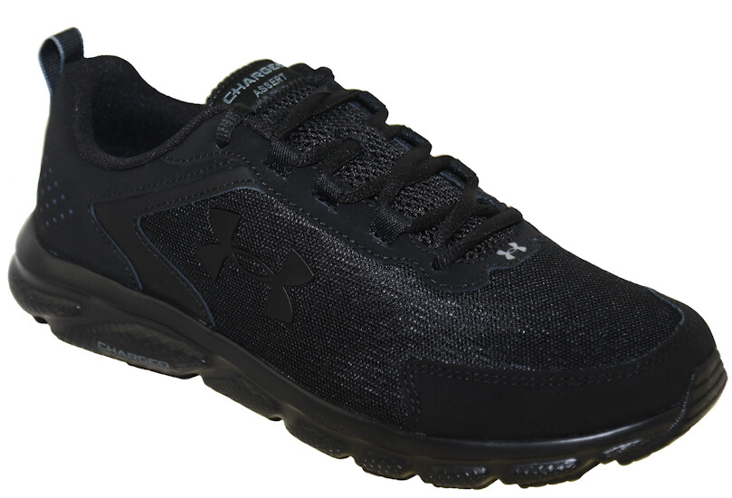 Under Armour Men’s Charged Assert 9 Running Shoe Black Black
