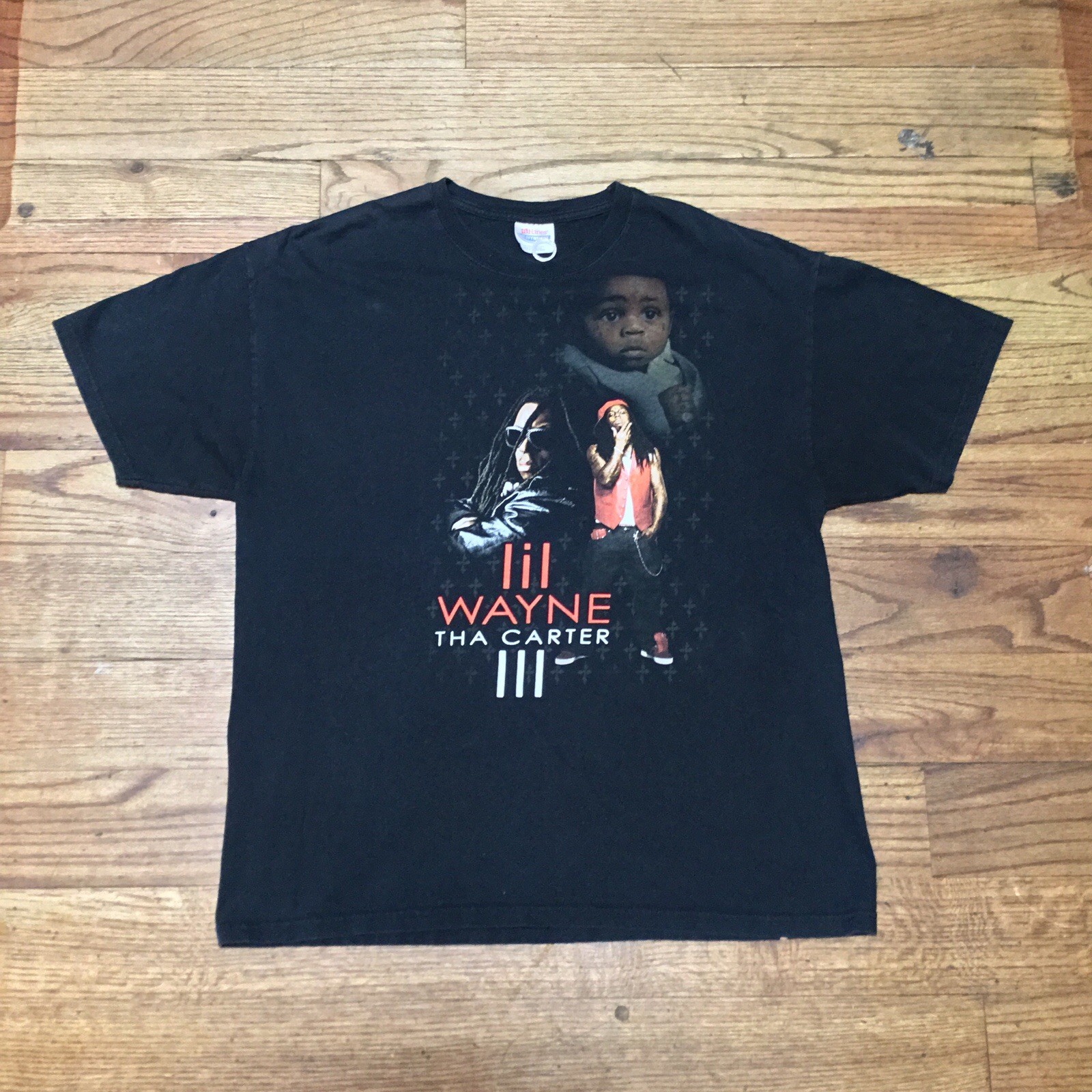 Vintage 2000s Lil Wayne Music Shirt Rare Rap Tee Carter 3 Album Men XL Hip Hop