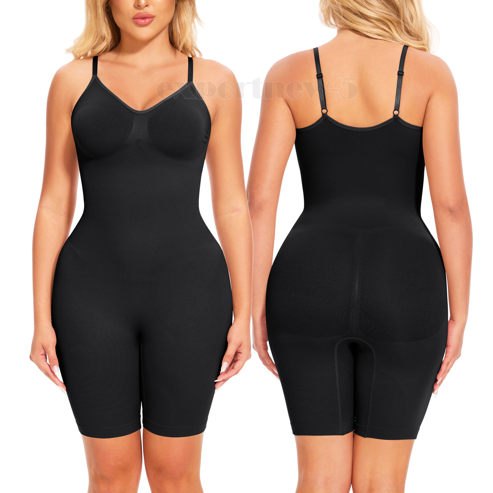 Tummy Control Bodysuit Sculpting Body Shaper Tank Top Shapewear Snatched Waist