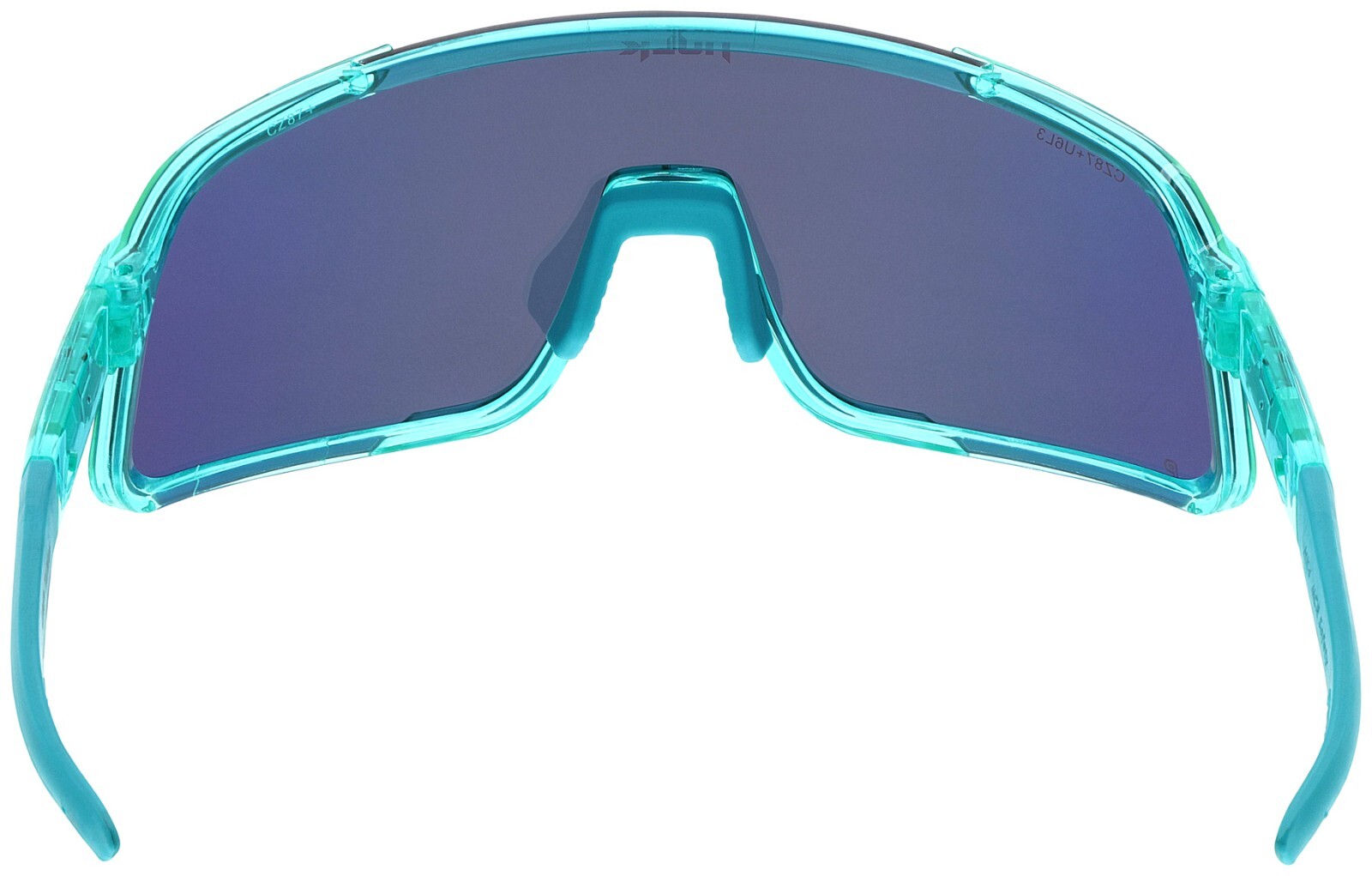 MCR HK45PZP Hulk Coral Glow Frame Safety Glasses Polarized Pink Mirror Lens