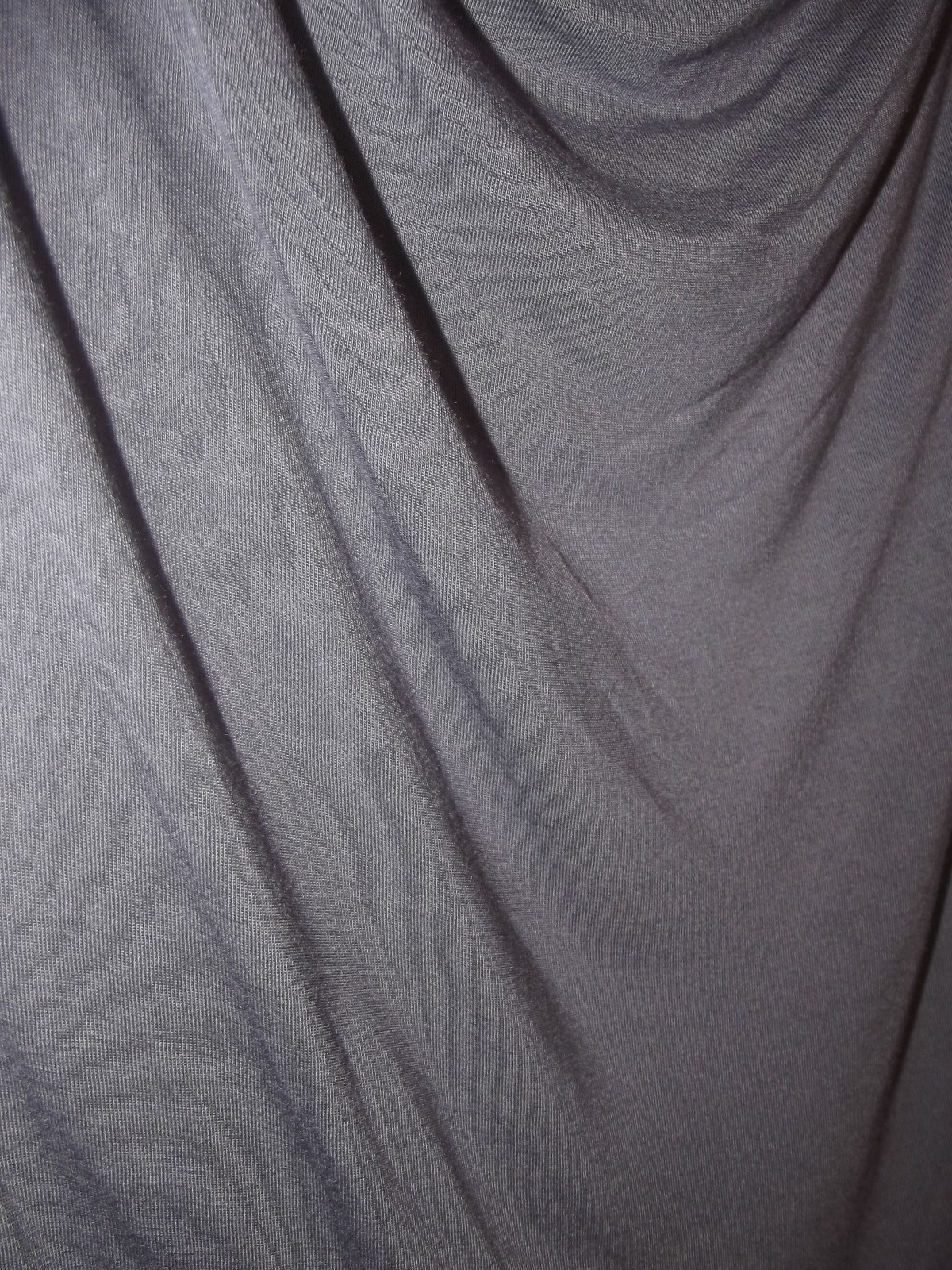 Purple Grey, Cowl neck, Open back, Long-length, Top / T-shirt, Womens UK 8 Party