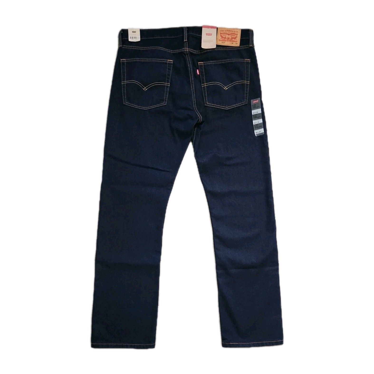 Levi’s 513 Men’s Slim Straight Fit 36×32 Dark Blue 085133175 NWT MSRP $69.50