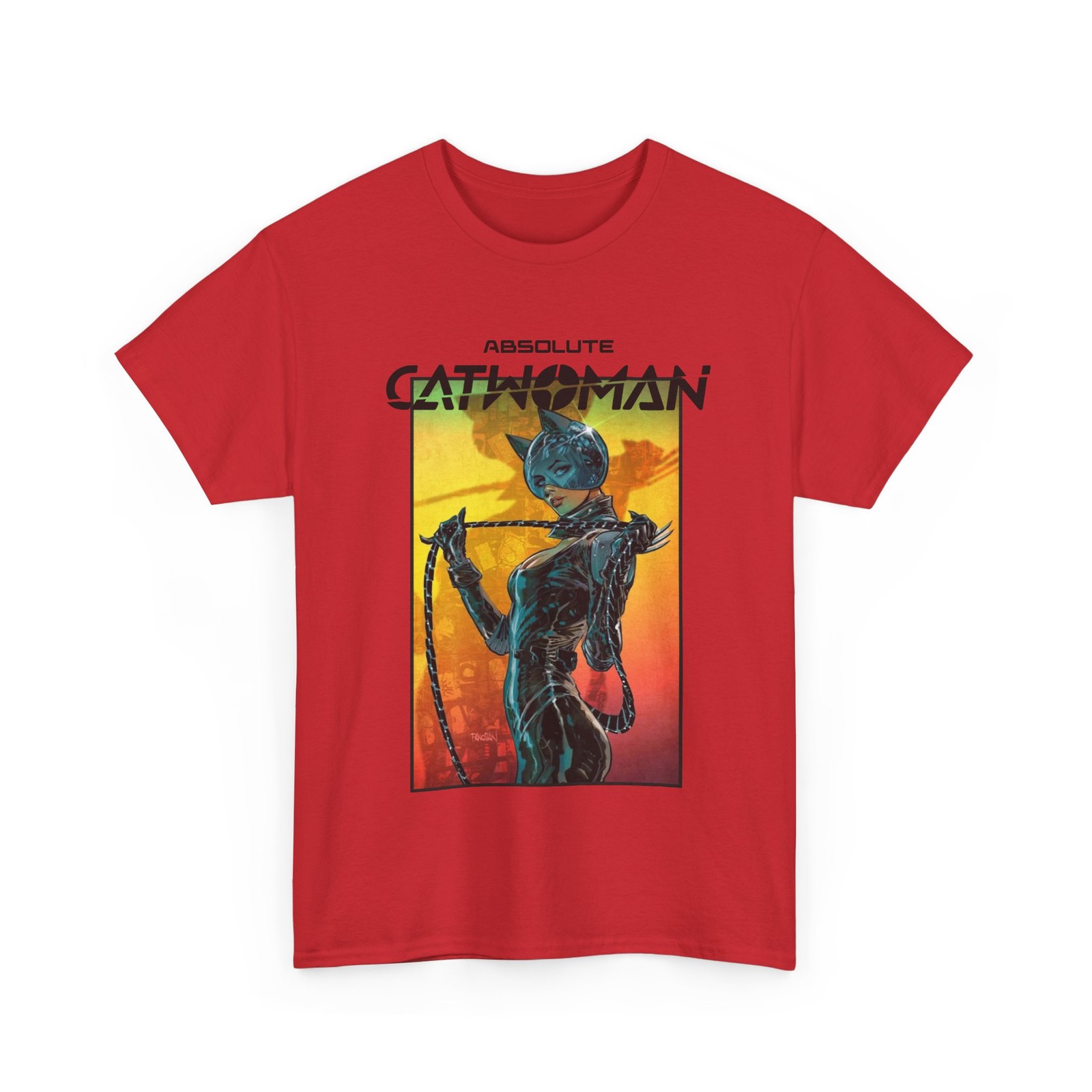 Absolute Catwoman T-Shirt DC Comics Dan Panosian Art Batman Vintage-Style Tee
