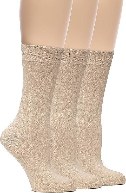 Silky Soft Premium Bamboo Everyday Use Business Socks, 3 Pairs, by Hugh Ugoli