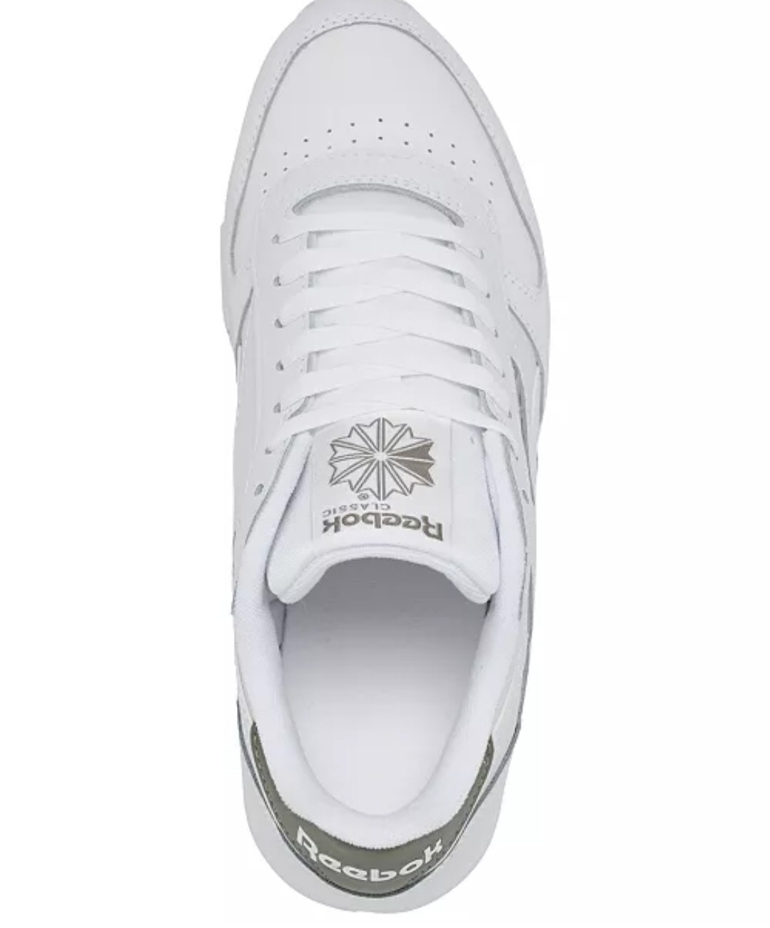 Reebok Unisex Classic Leather Casual Sneakers Color White Size Men 8 Women 9.5