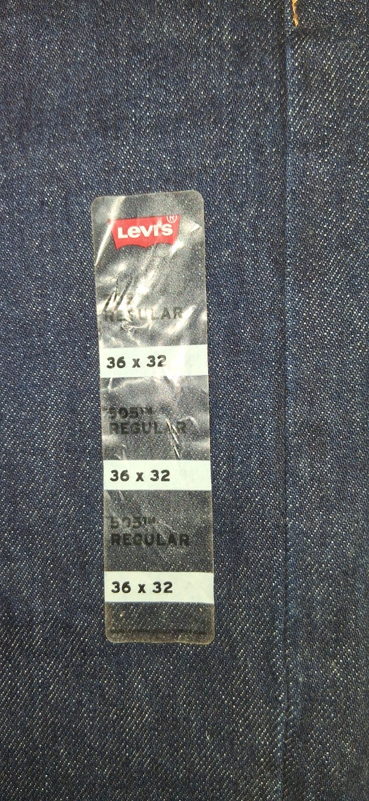 Levi’s NWT Men’s 500 Series 505 Regular Fit Straight Leg Jeans – Dark Wash Blue