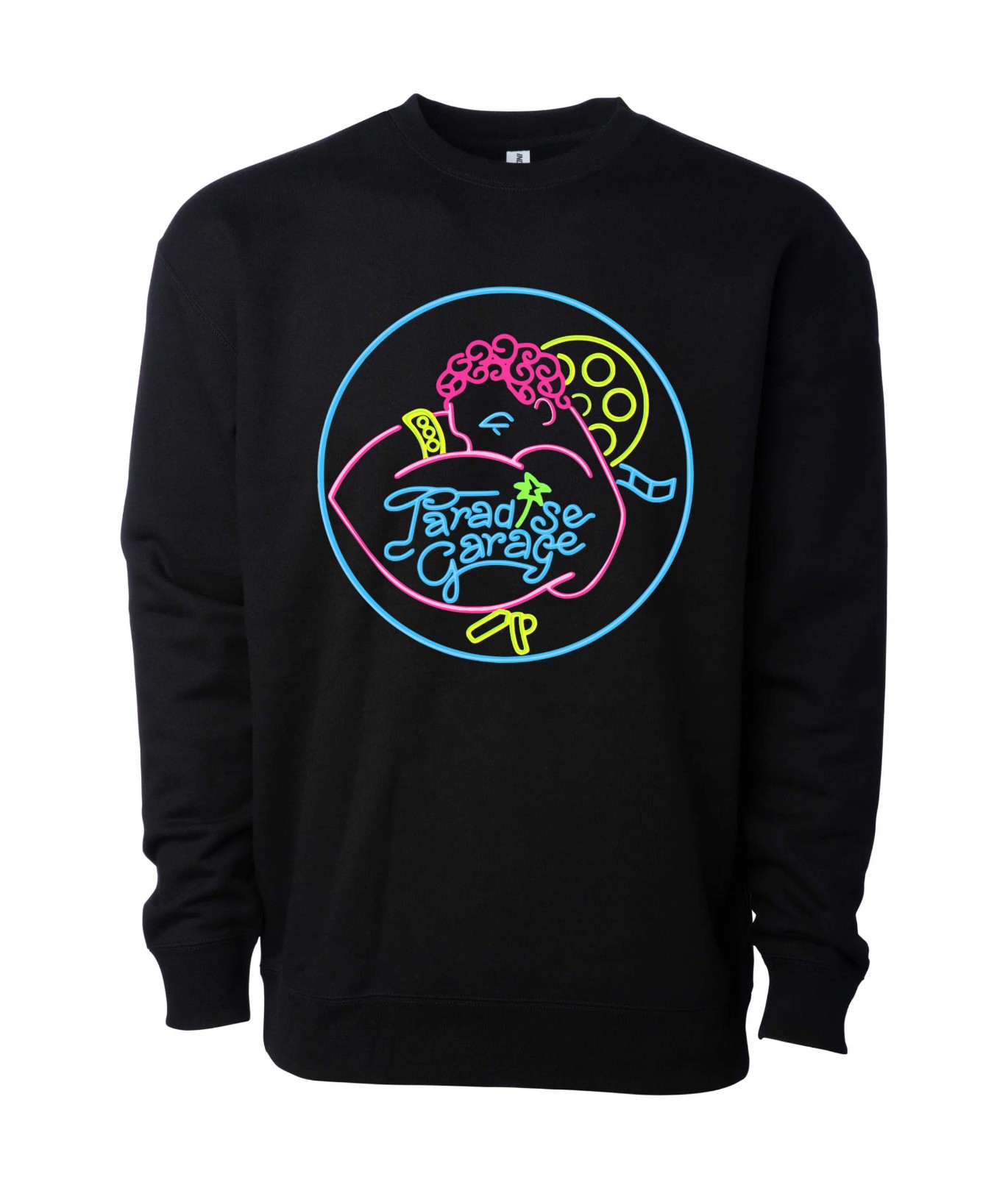 Paradise Garage Sweatshirt – 84 King Street, Neon Logo, Larry Levan, New York