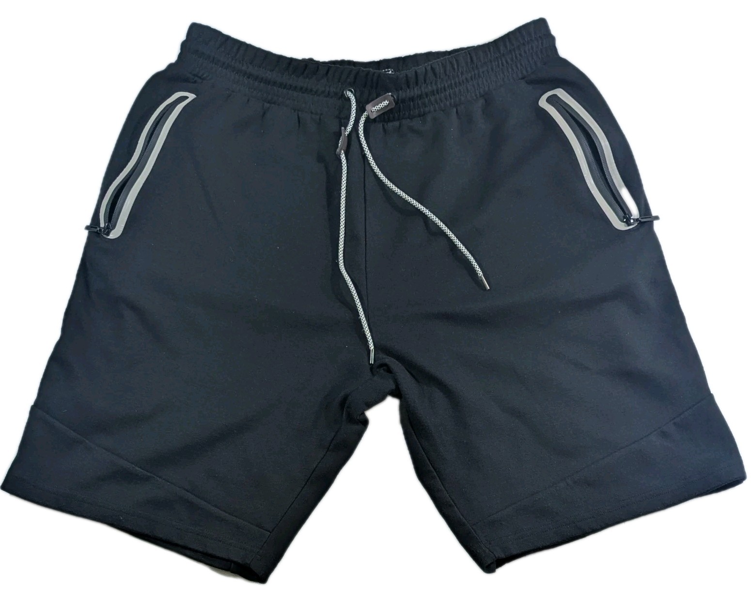 Wicked Stitch RN78227 Men’s Black Sweat Jogger Shorts Size 2XL Inseam 11 Inches