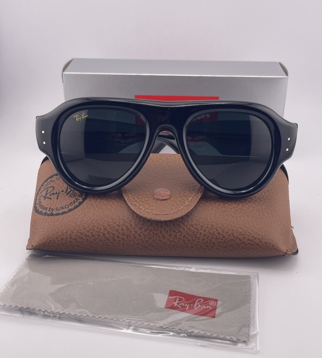 Ray Ban Aviator Puffer RB4925 601/87 Sunglasses – 2026 – Polished Black