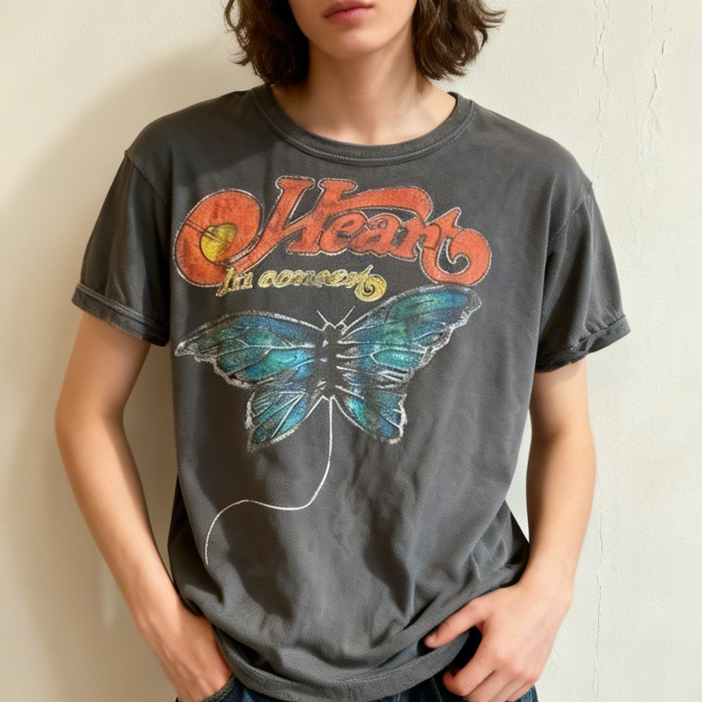 Heart Band Shirt, Heart Band T-shirt Unisex Reprint S-5XL NWT