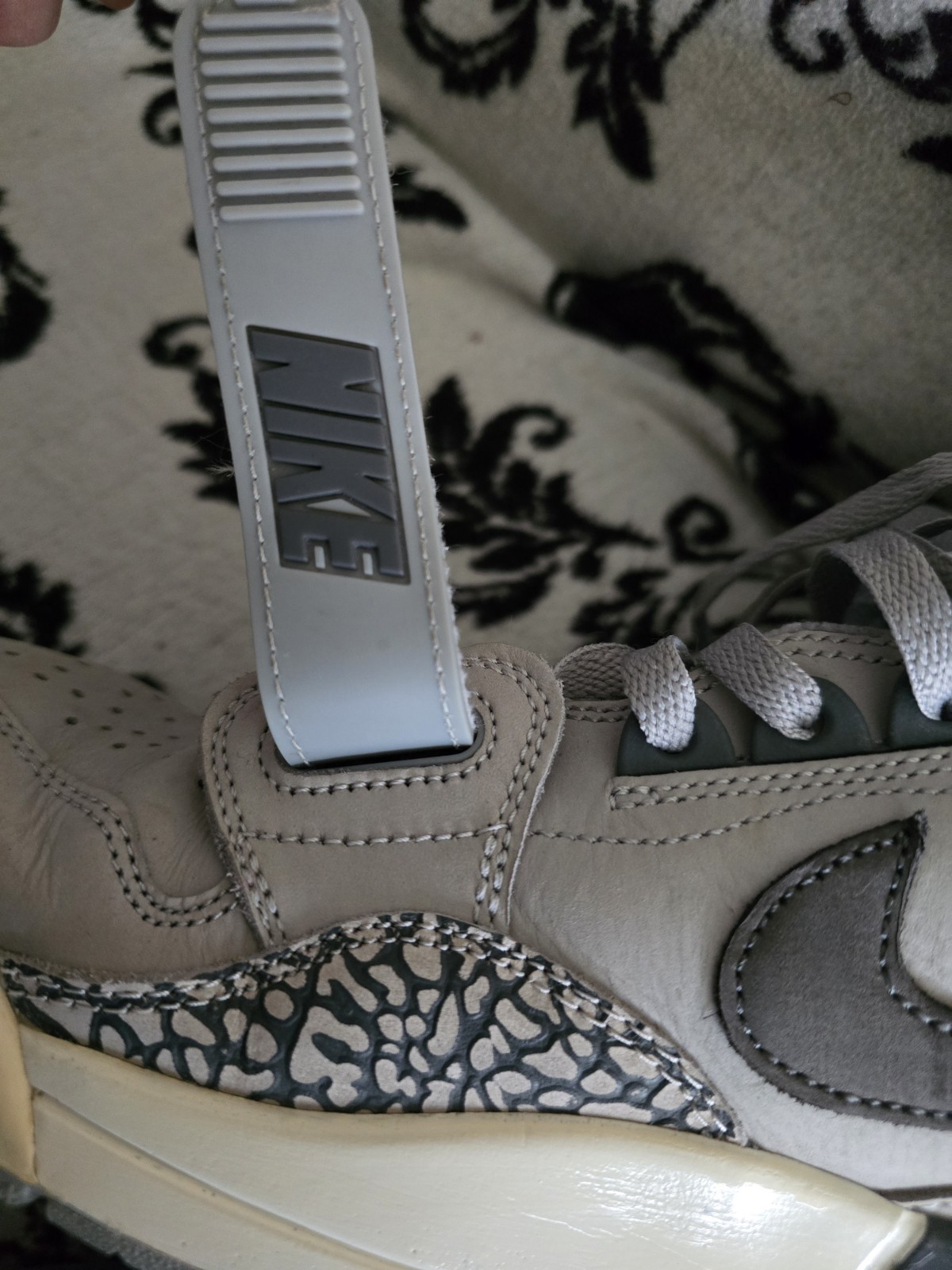 Jordan Air Jordan Legacy 312 Wolf Grey High Top Lace Up Strap AV3922-002