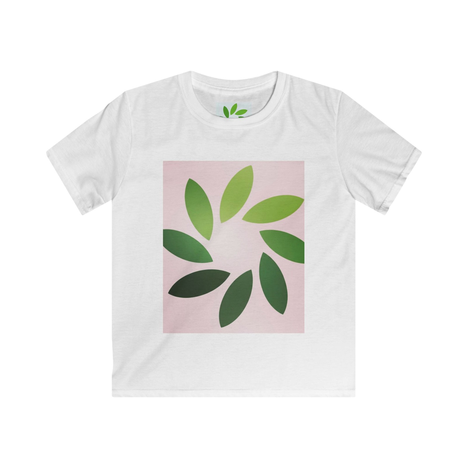 Green Leaf /Kids T-SHIRT| Star Back Graphic