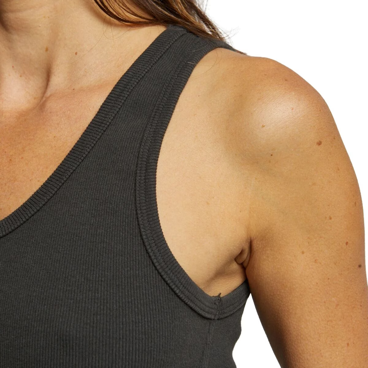 perfectwhitetee Hendrix Structured Rib Bra Friendly Tank Top – Women’s
