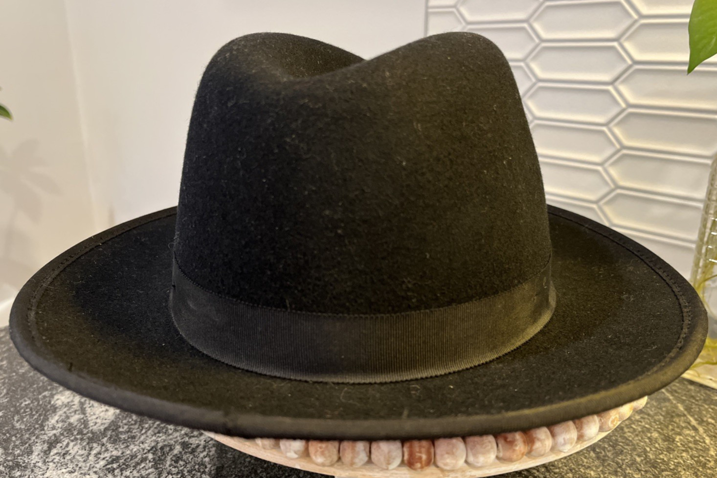Bruno Capelo Men’s Hat Fedora 100% Australian Wool Large Princeton Collection L