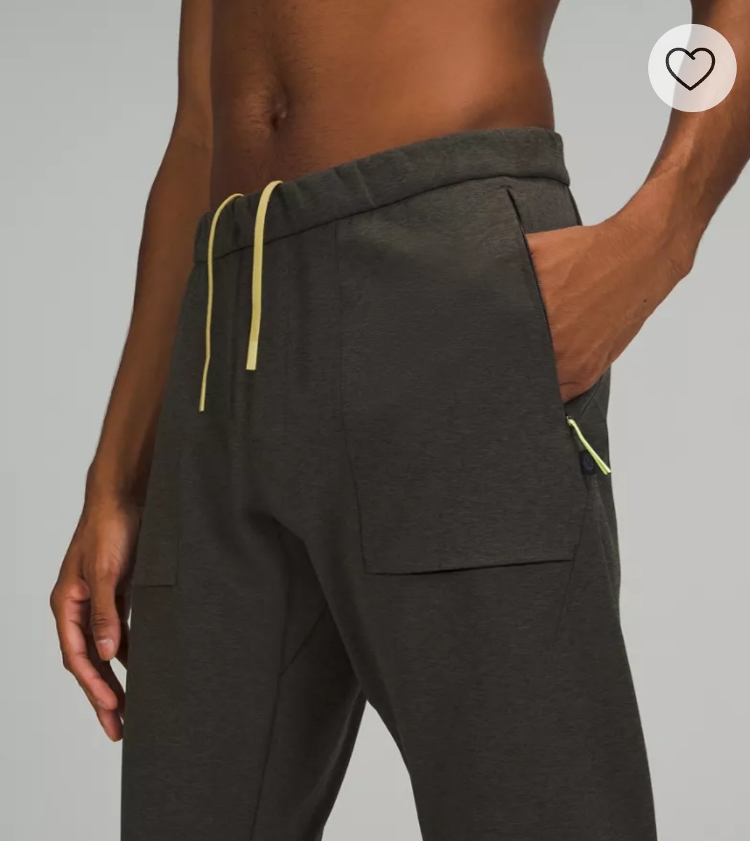 Lululemon Lab Pacatus Pants Mens L Brown Spacer Grid Track Jogger Casual LM5AAHS