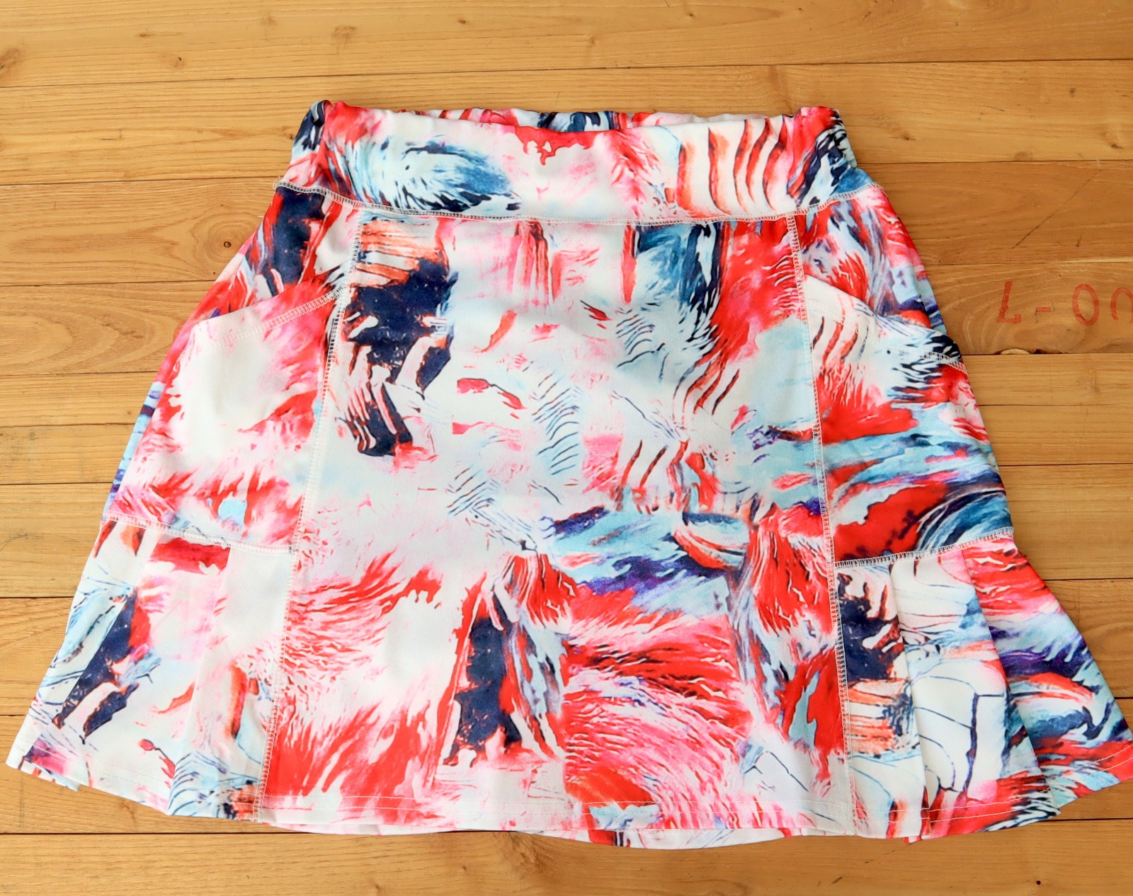 Womens Golf Tennis Skort Red White Blue Pink Athletic Size XL