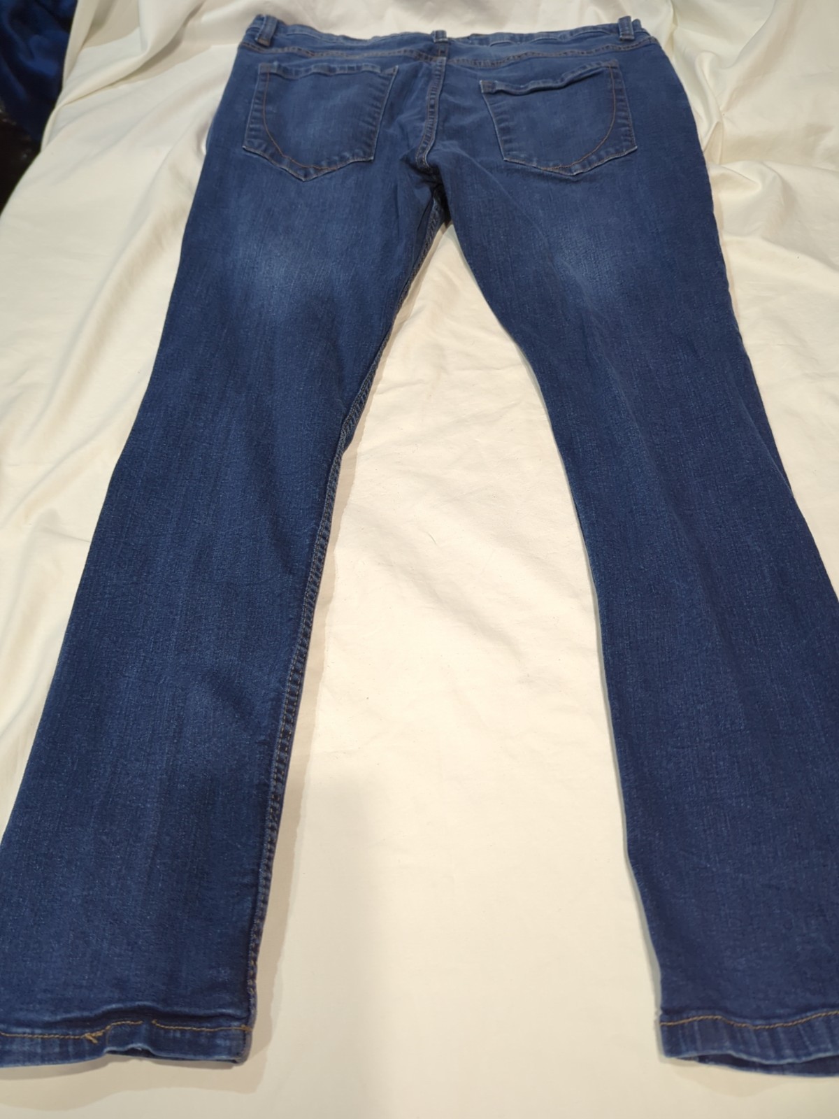 Paper Denim & Cloth Jeans Men’s 34×29 Medium Wash Stretch Distressed Straight