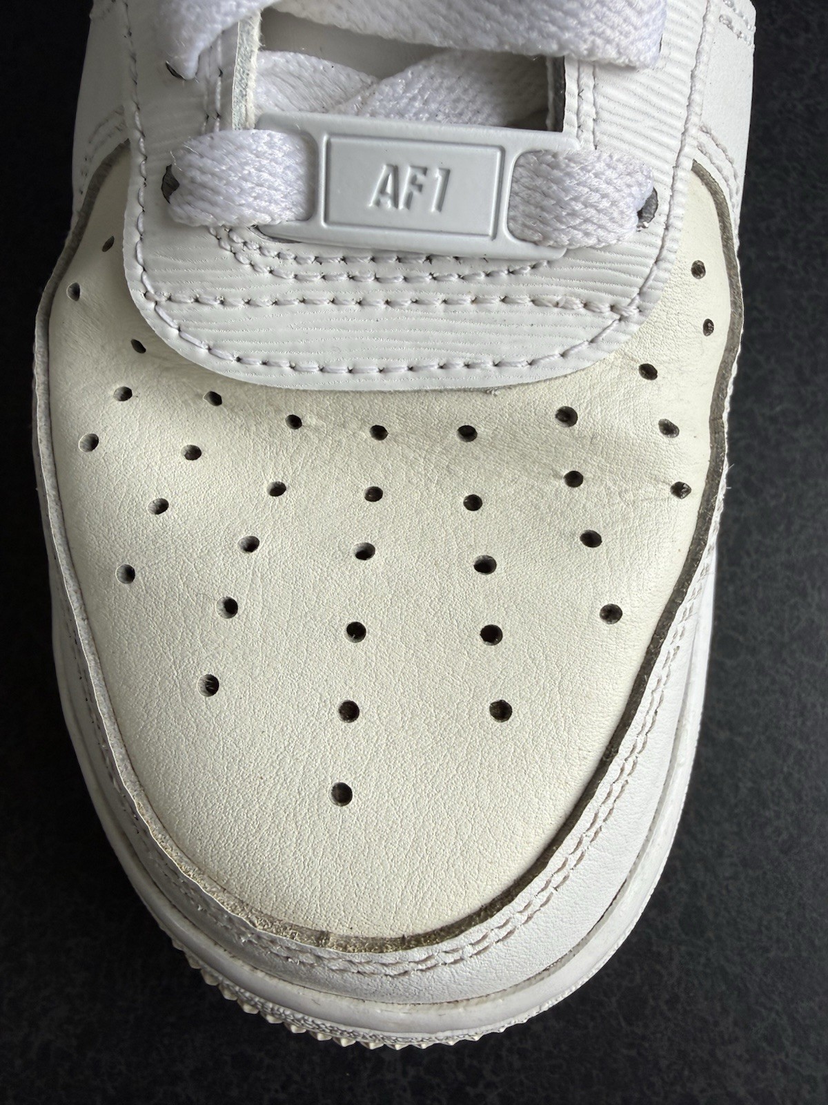 Nike Air Force 1 VPC Women’s Sz 7 White Low Top Shoes Sneakers AF1 Lifestyle