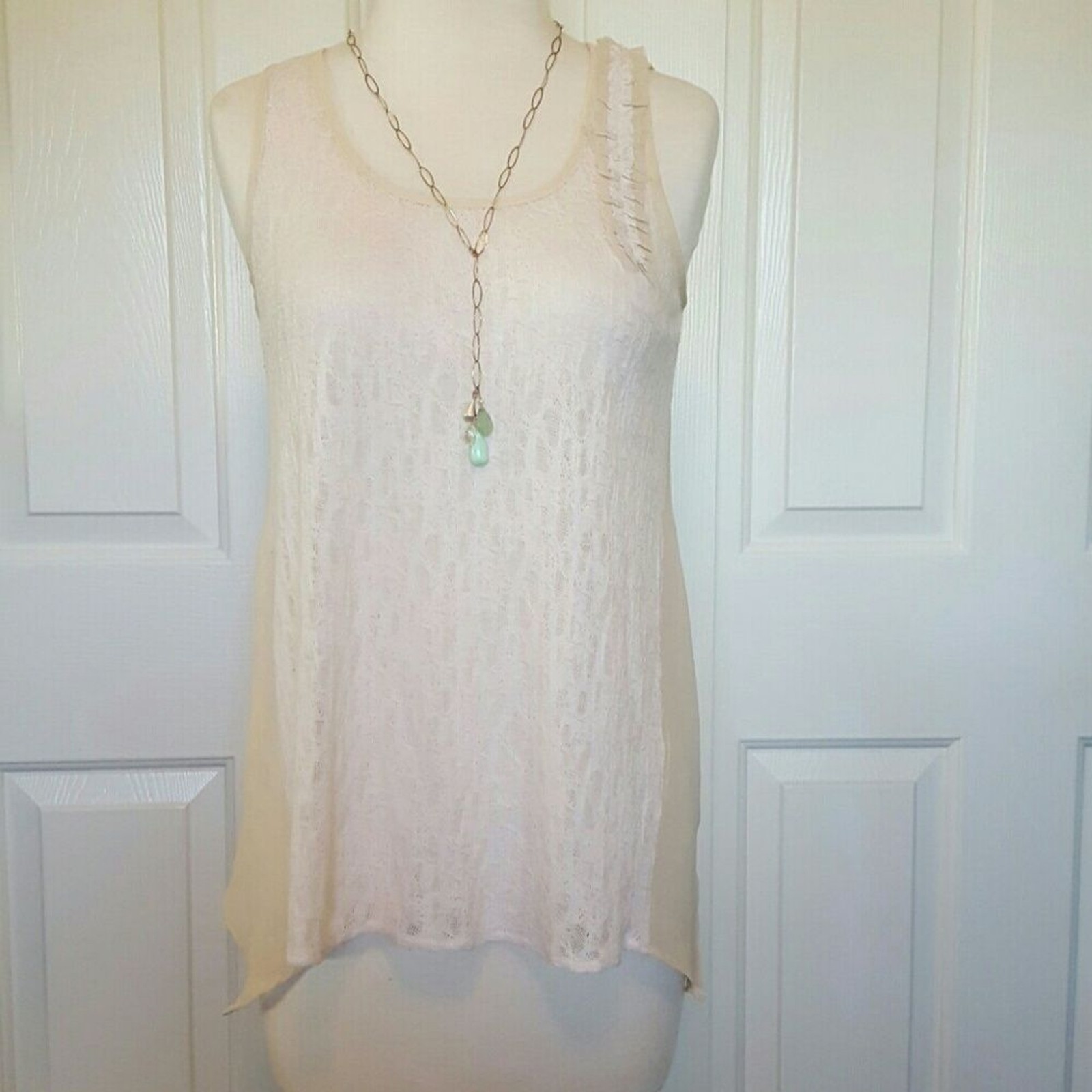 Beautiful Cream lace tank