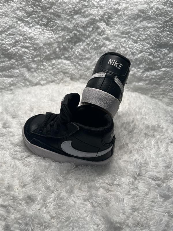Nike Bootie Baby Shoes Black Blue Beige Size 6C BQ5374-003 Unisex Baby & Toddler