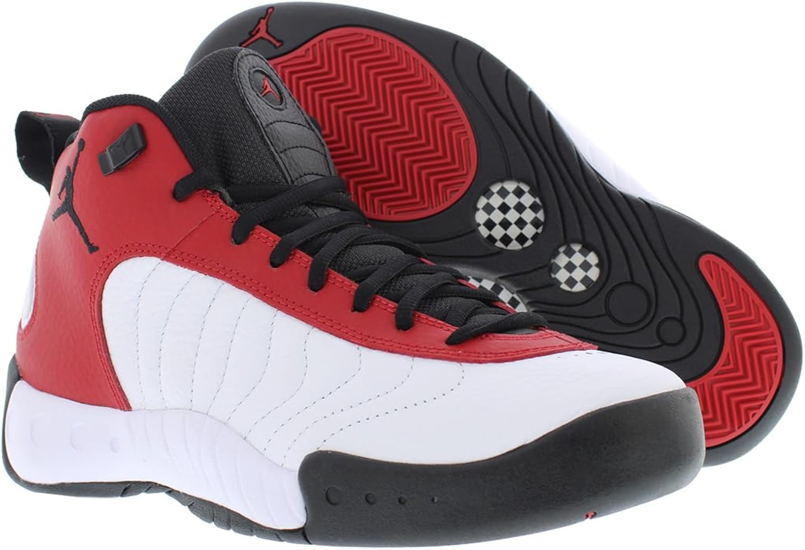 Jordan Jumpman Pro Men’s Shoes (DN3686-006, Black/White/Black/Varsity Red) Size