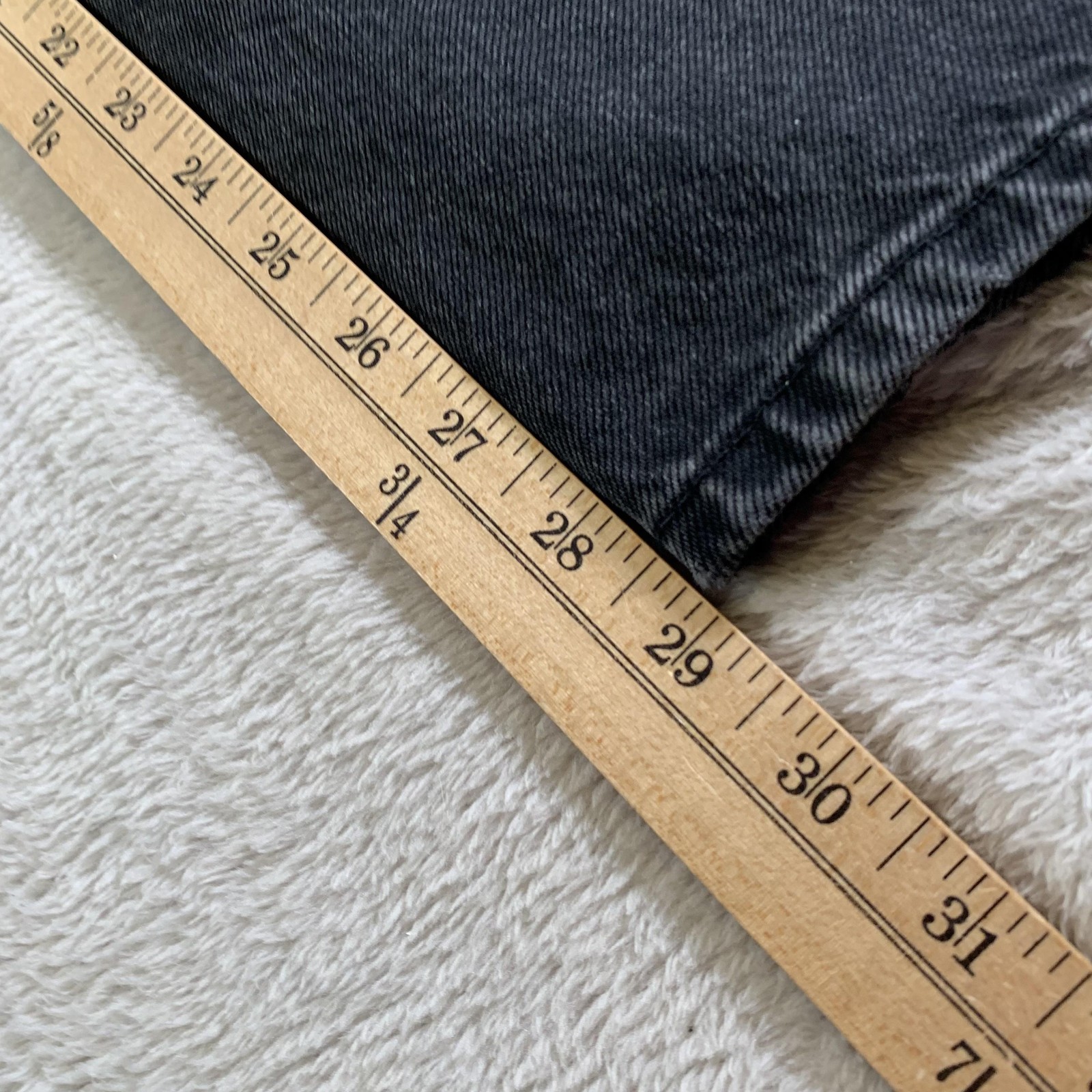 BDG Dad Jeans Mens 34×29 (Tag 34×32) Gray Straight Charcoal Wash Button Fly