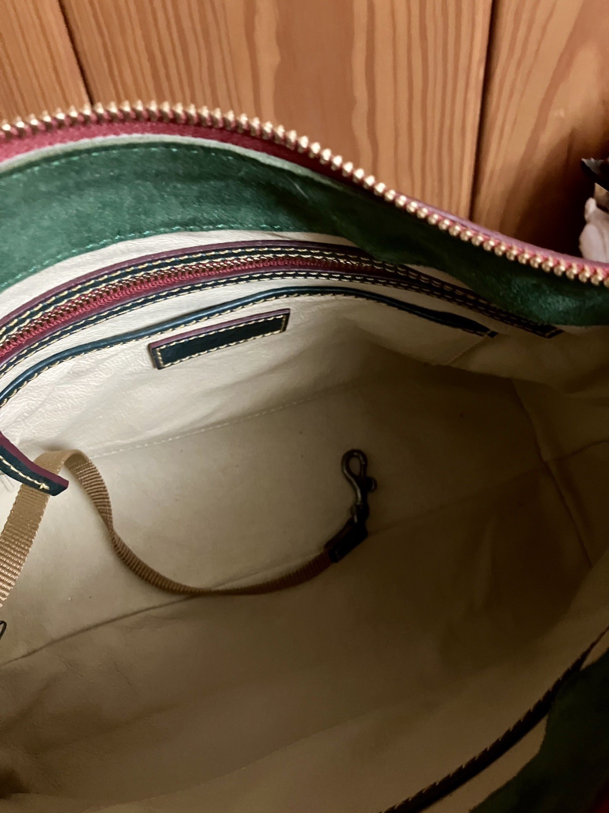 Dooney & Bourke Florentine Large Cassidy Hobo Shoulder Handbag~RARE TEAL