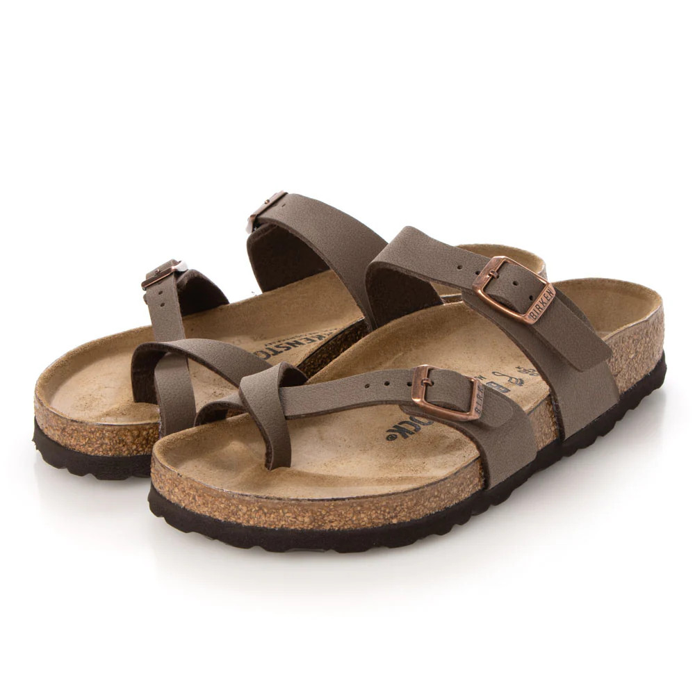 Birkenstock Mayari Flip Flops Soft Footbed Mocha Birkibuc Sandal Women’s Shoes