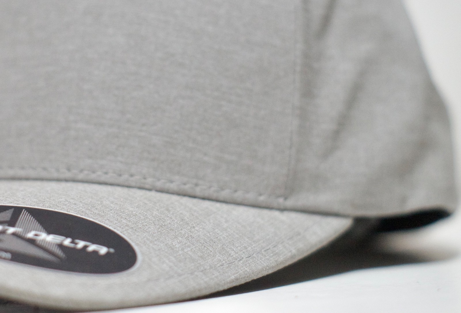 New The Original FlexFit Delta Mens Gray Plain Work Tech Hat RHTNBR-5 SML/MED