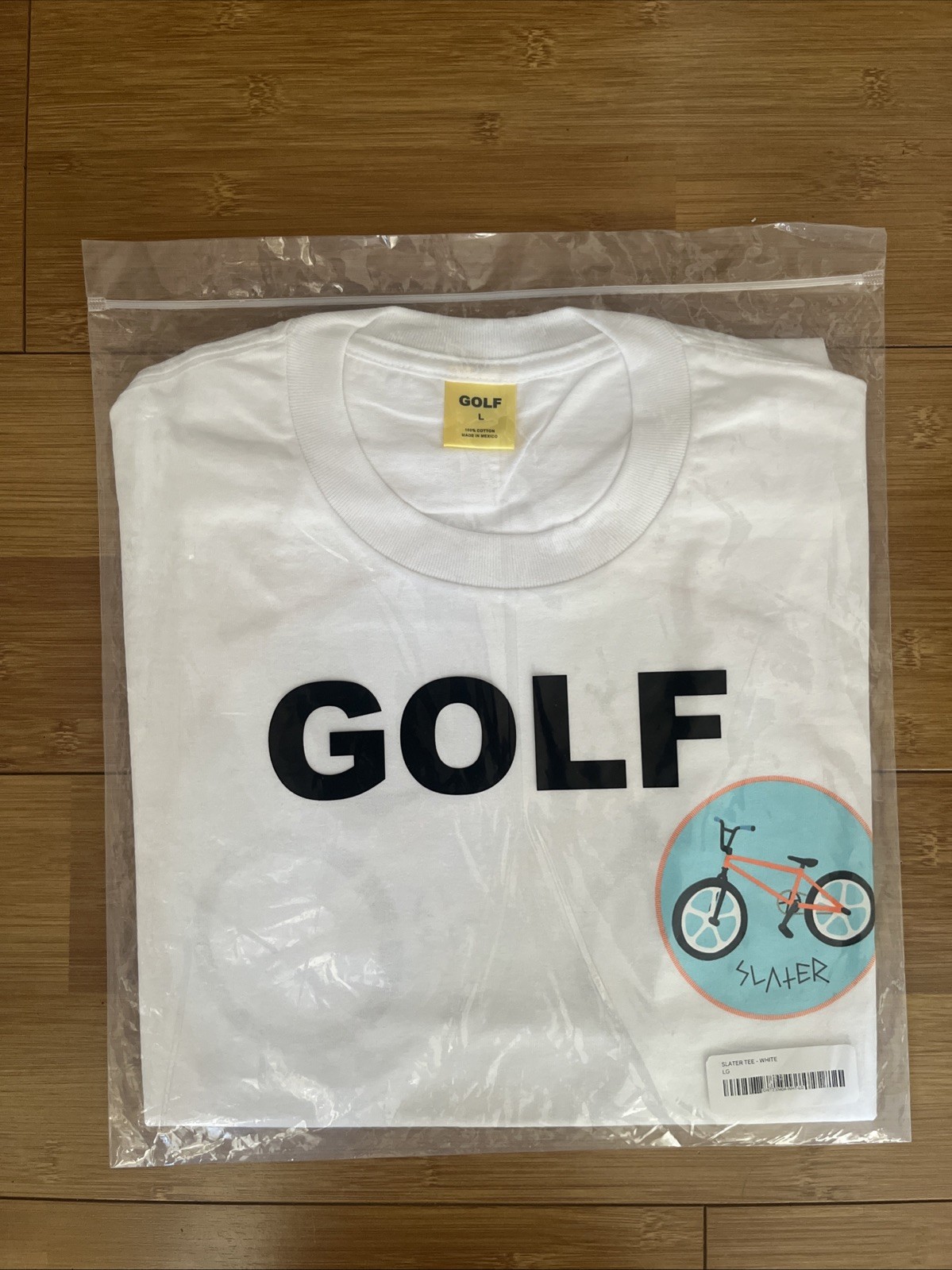 Golf Wang Slater 10yr Anniversary Tee White SZ LG – Brand New
