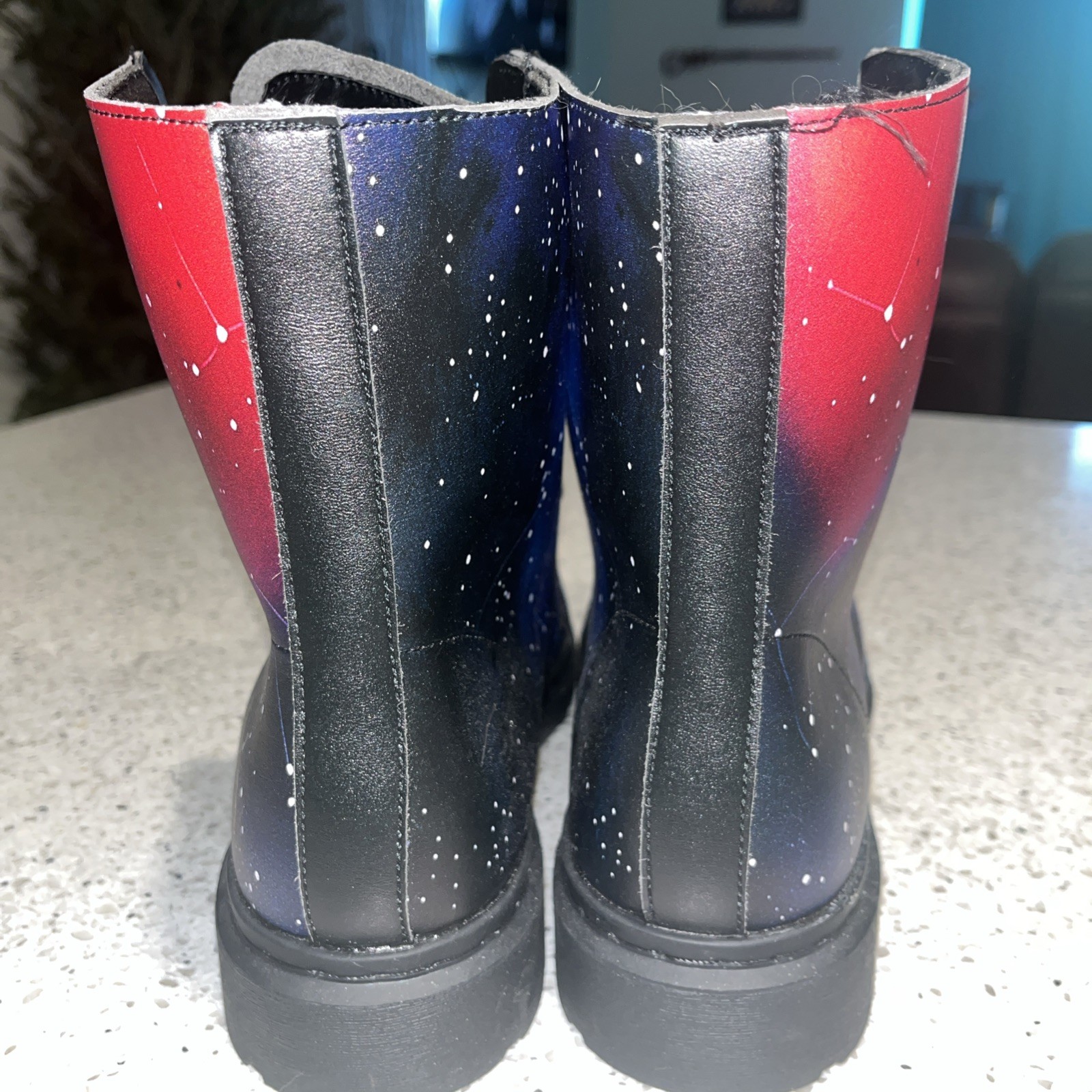 Rogue + Wolf Night boots Vegan Leather Doc-Style Boots Goth 9.5 Men, 11 Women