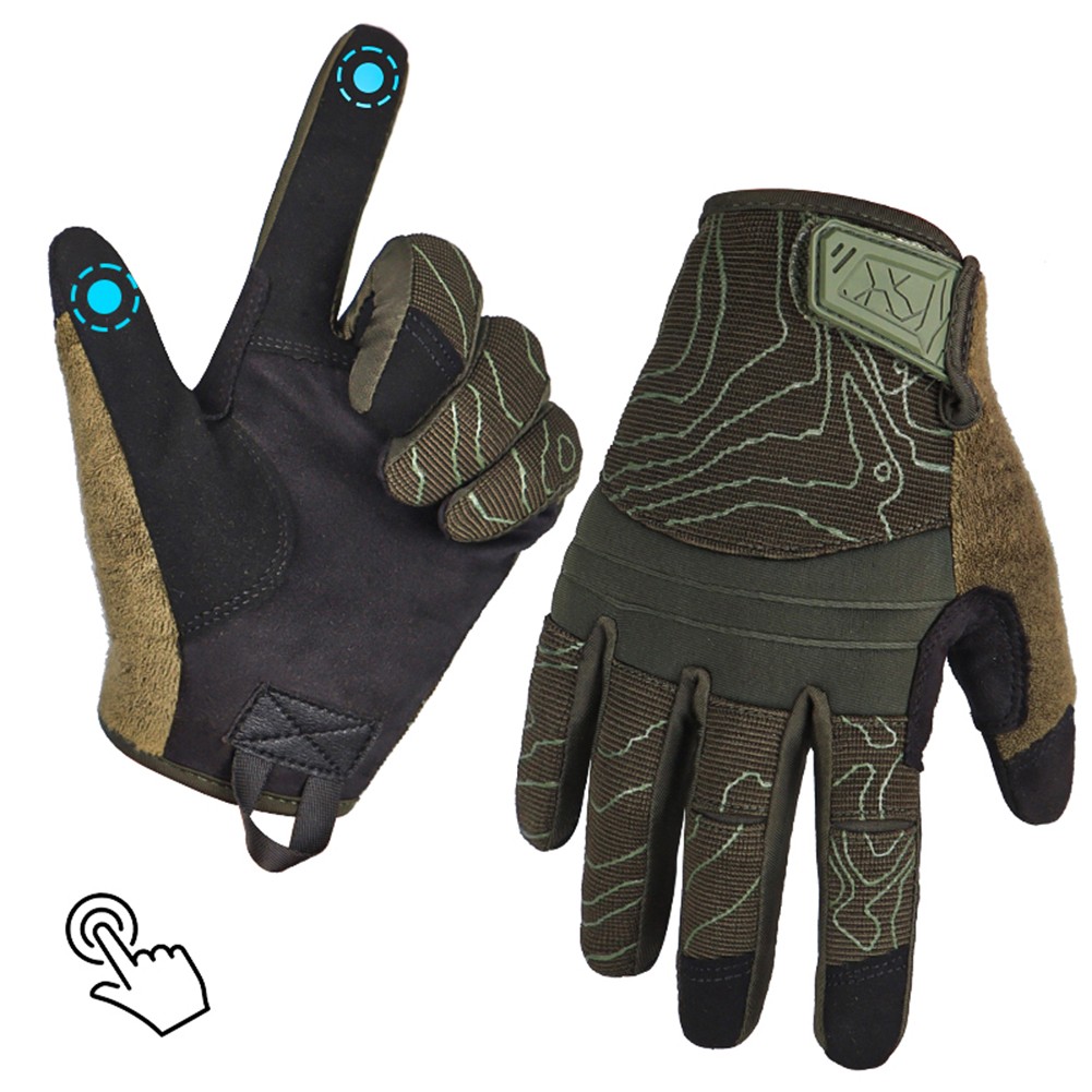 Men Cycling Gloves Tactical Touch Screen Breathable Hunting Bicycle Riding Glove