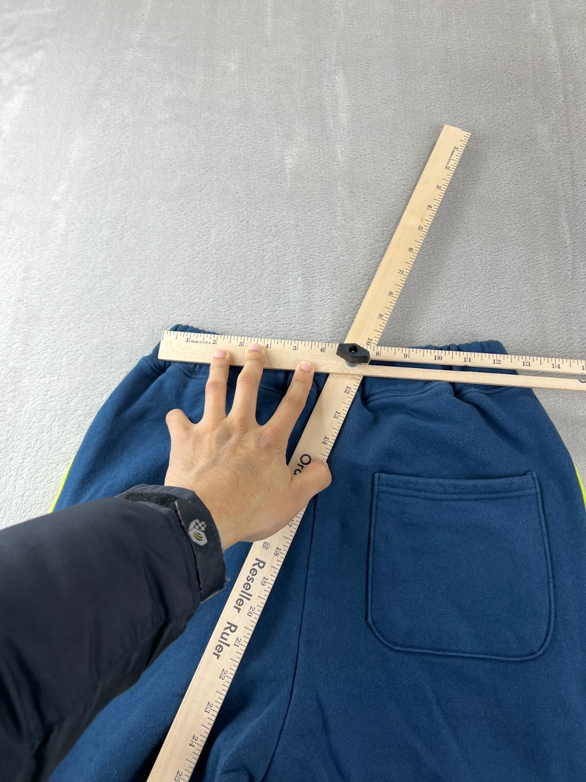 TEMPUS STUDIO Sweatsuit Jogger Set Size LARGE Blue Heavyweight Hoodie + Pant