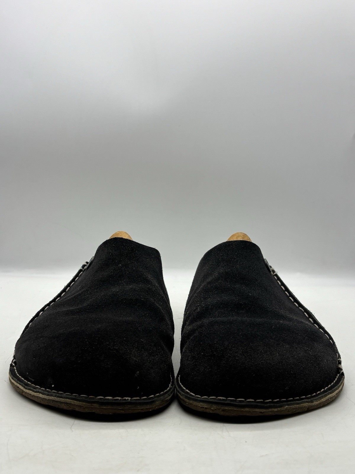 Birkenstock Zermatt Premium Suede Leather Clog Shoes Men’s size 12 EU 45 Black