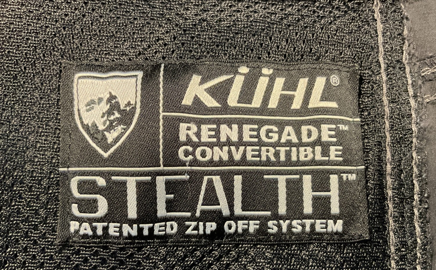 KUHL Renegade Convertible Stealth Cargo Pants Mens 38×30 Black