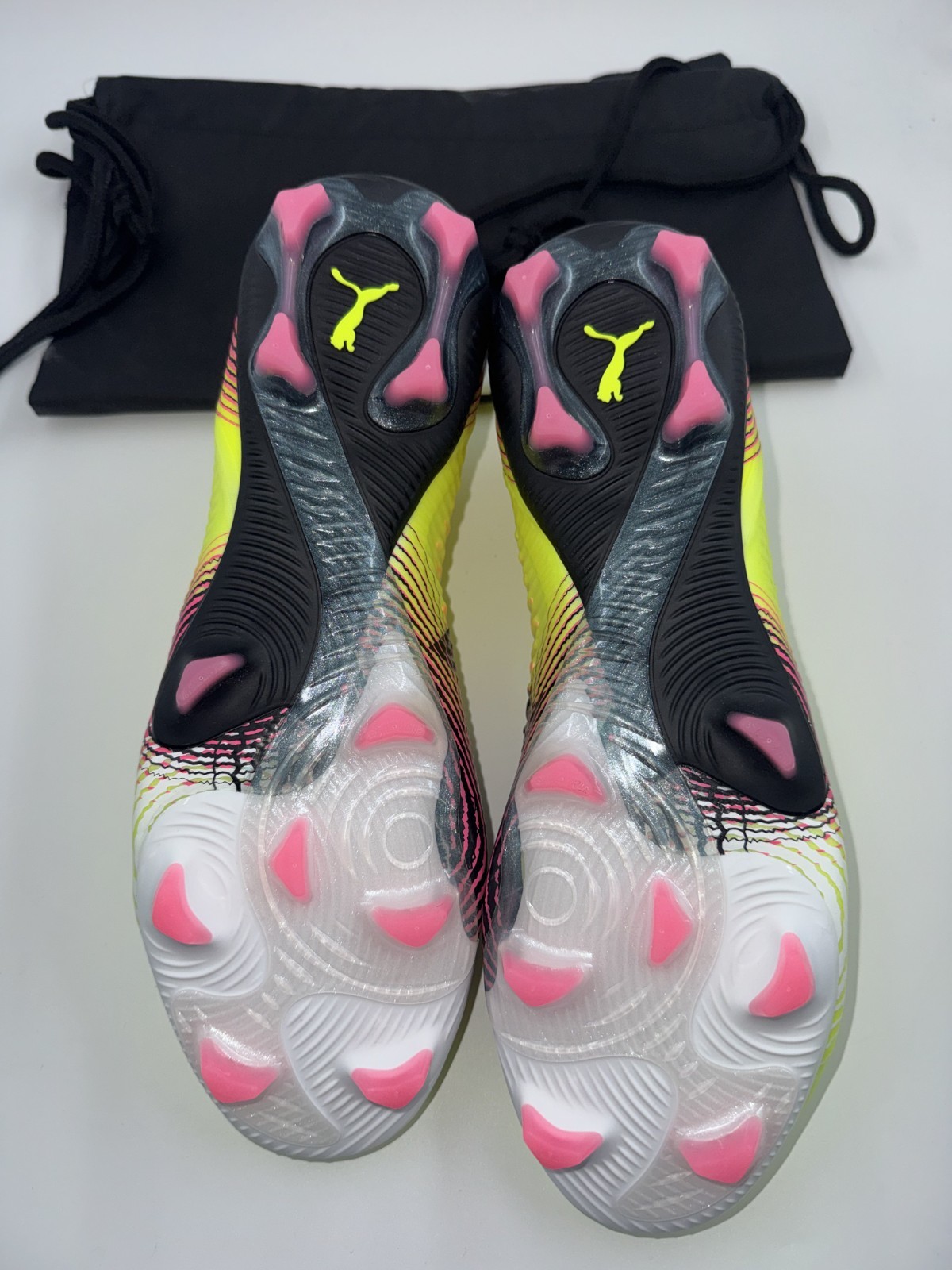 PUMA Future 8 Ultimate FG Yellow Red Black 108138-03 Men’s Pick Size