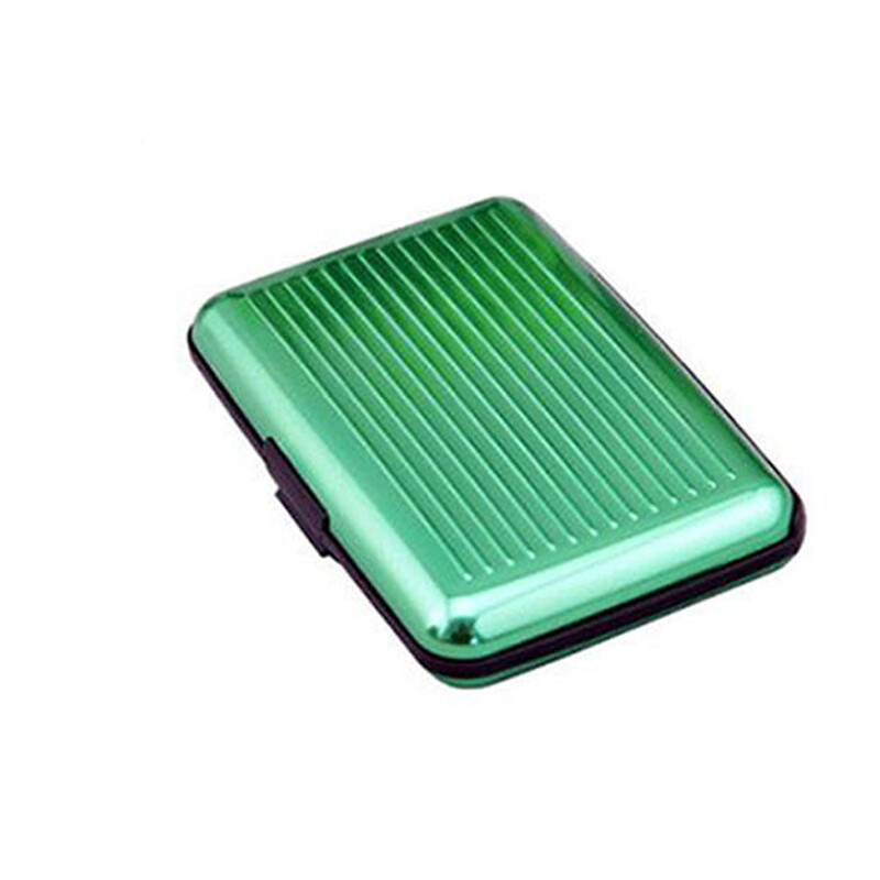 Unisex Waterproof Business ID Credit Card Wallet Holder Aluminum Metal RFID Case
