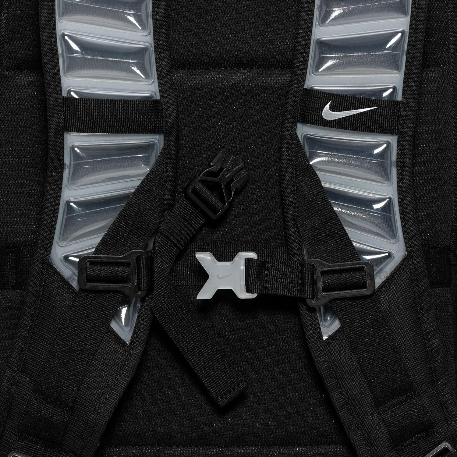 Nike, Unisex, Varsity Elite Backpack (32L), Black/Black/Metallic Silver, One Siz