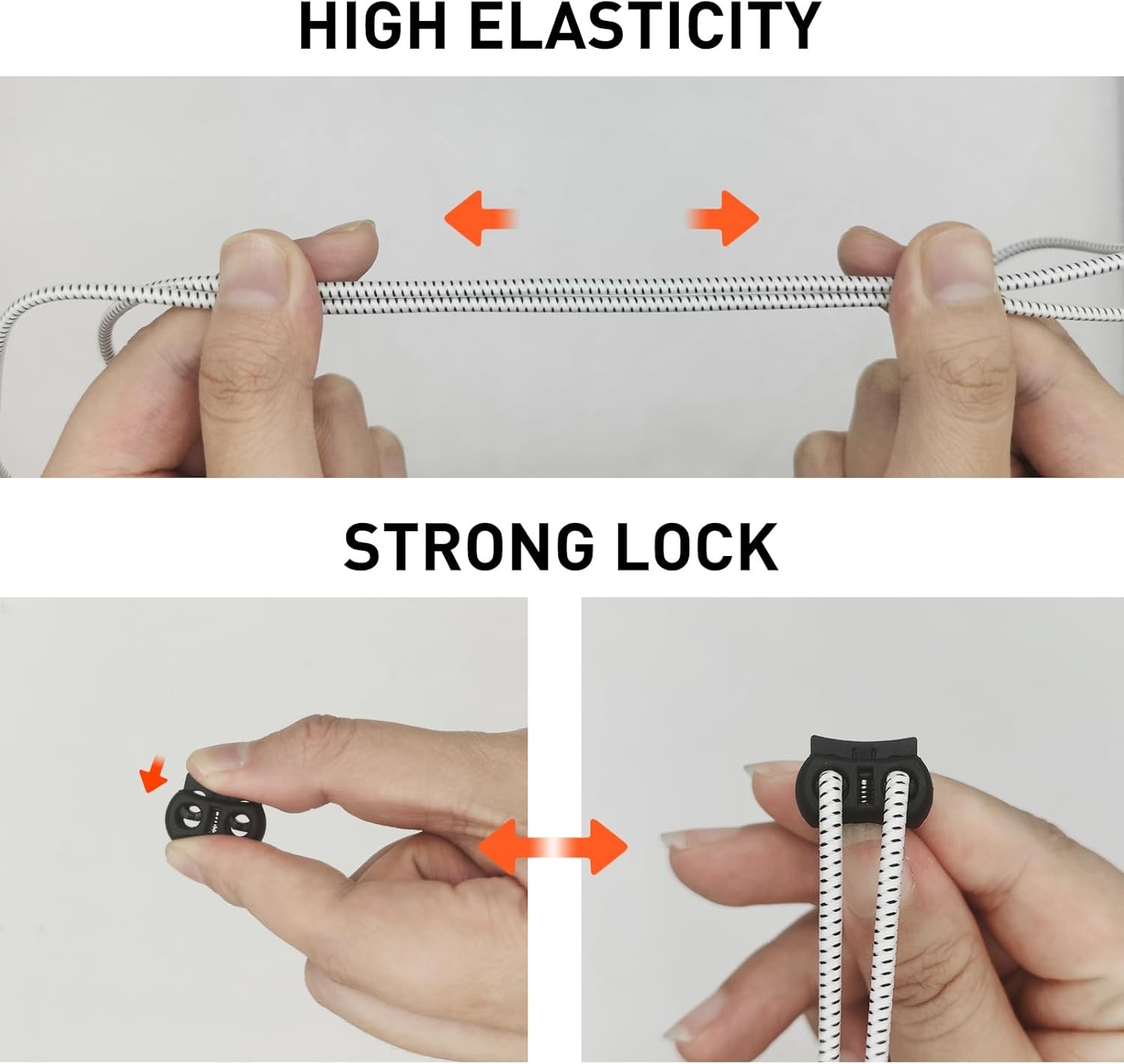 Elastic No Tie Shoe Laces Replacement for Keen Sandal, Round Stretchy L?????ock