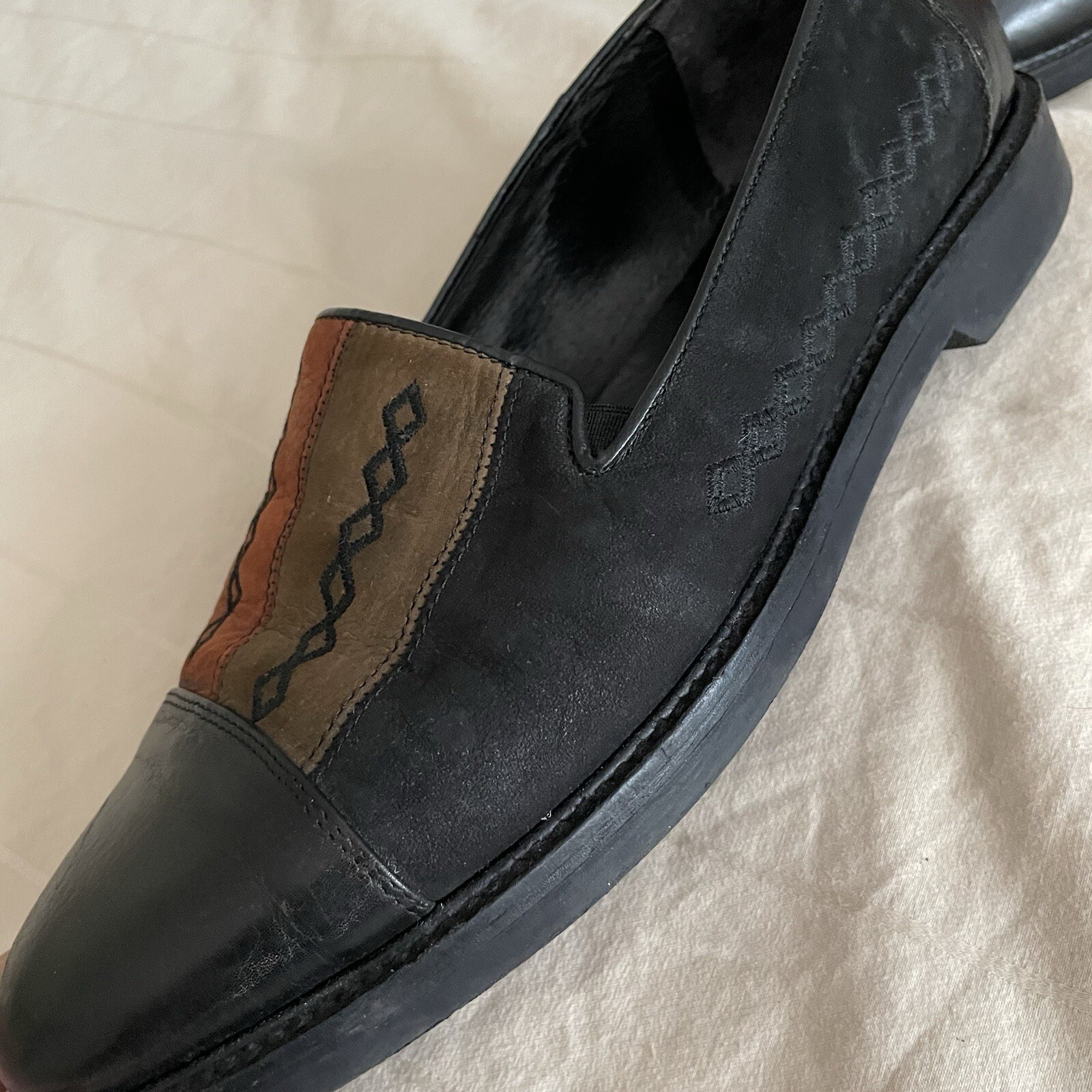 FRONTIERA by Stracam Italian Leather Shoes *NO SIZE APPROX 10-11 E Made in Italy