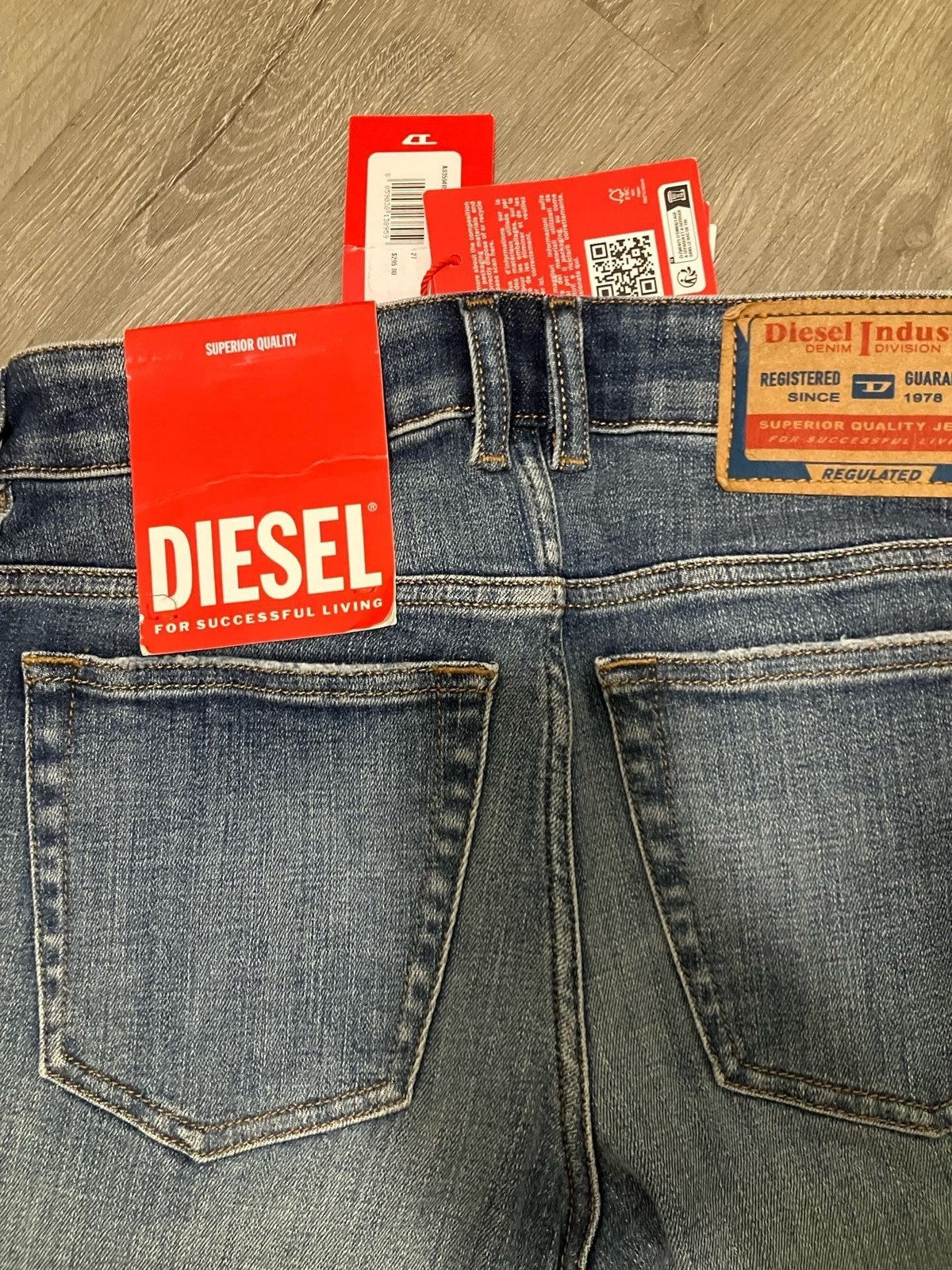 Diesel D-Strukt Slim Fit Jeans