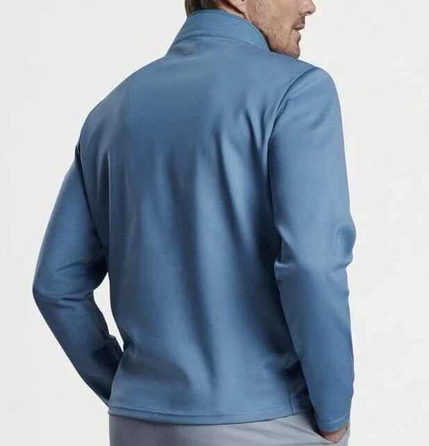 Peter Millar Crown Performance Weld Hybird Quarter Zip Quilted Jacket $225 Small