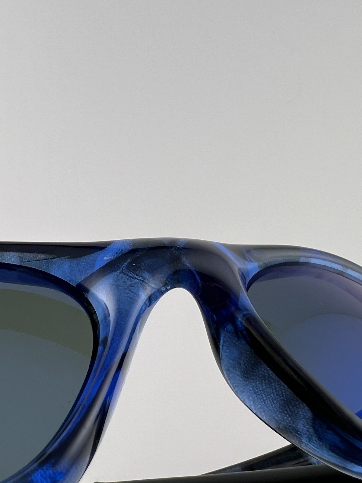 Oakley Minute 1.0 Blue Tortoise Frame Ice Iridium Lens Silver Icons XX RARE