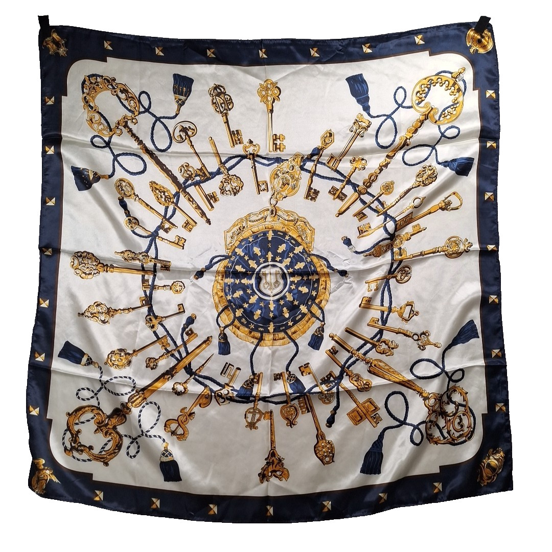 Women’s Fashion Nova Headscarf Shawl Scarfs 35″ head Wrap Navy Compass
