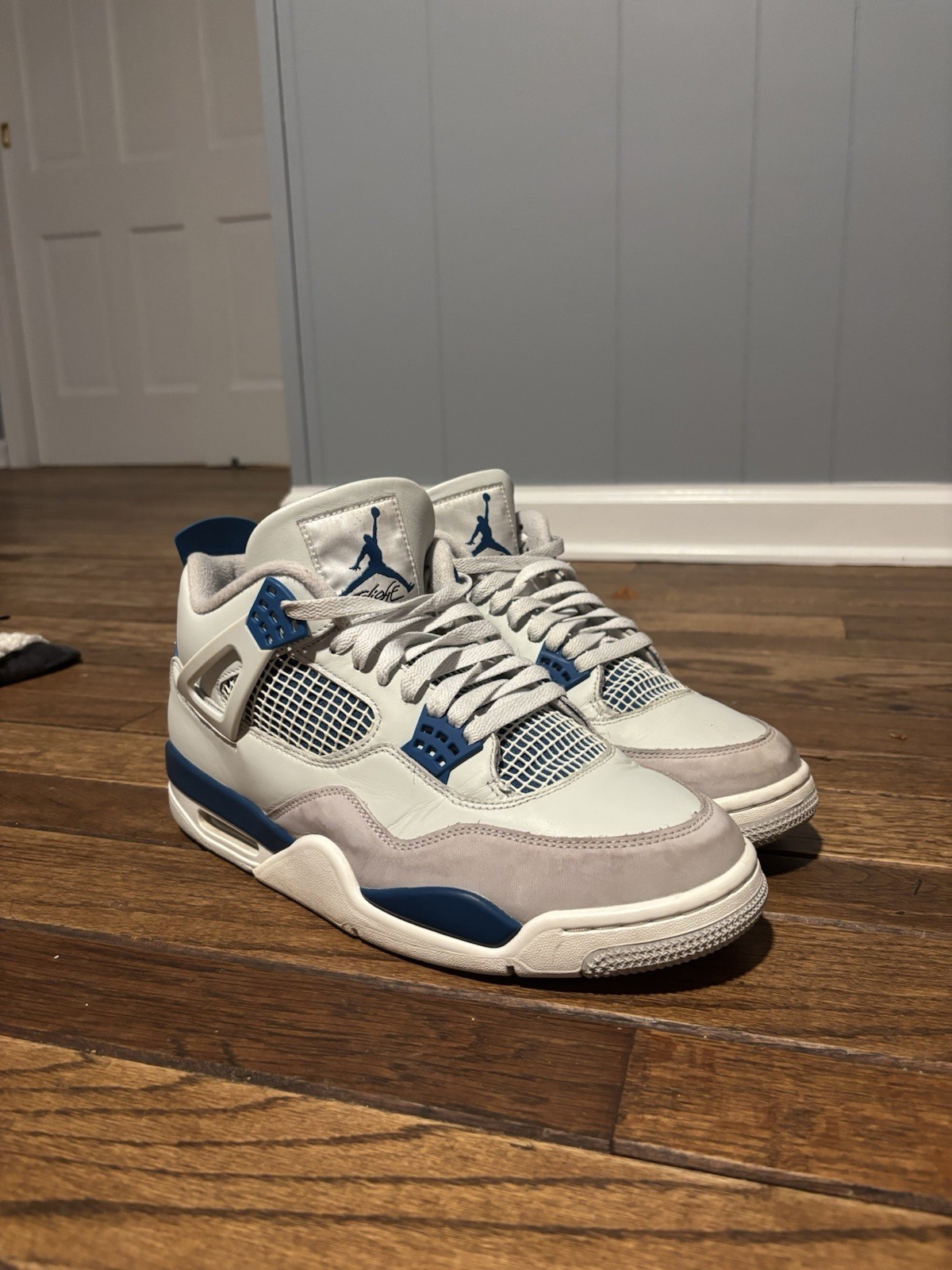 Jordan Air Jordan 4 Retro Military Blue 2024 Off-White/Blue/Gray FV5029-141