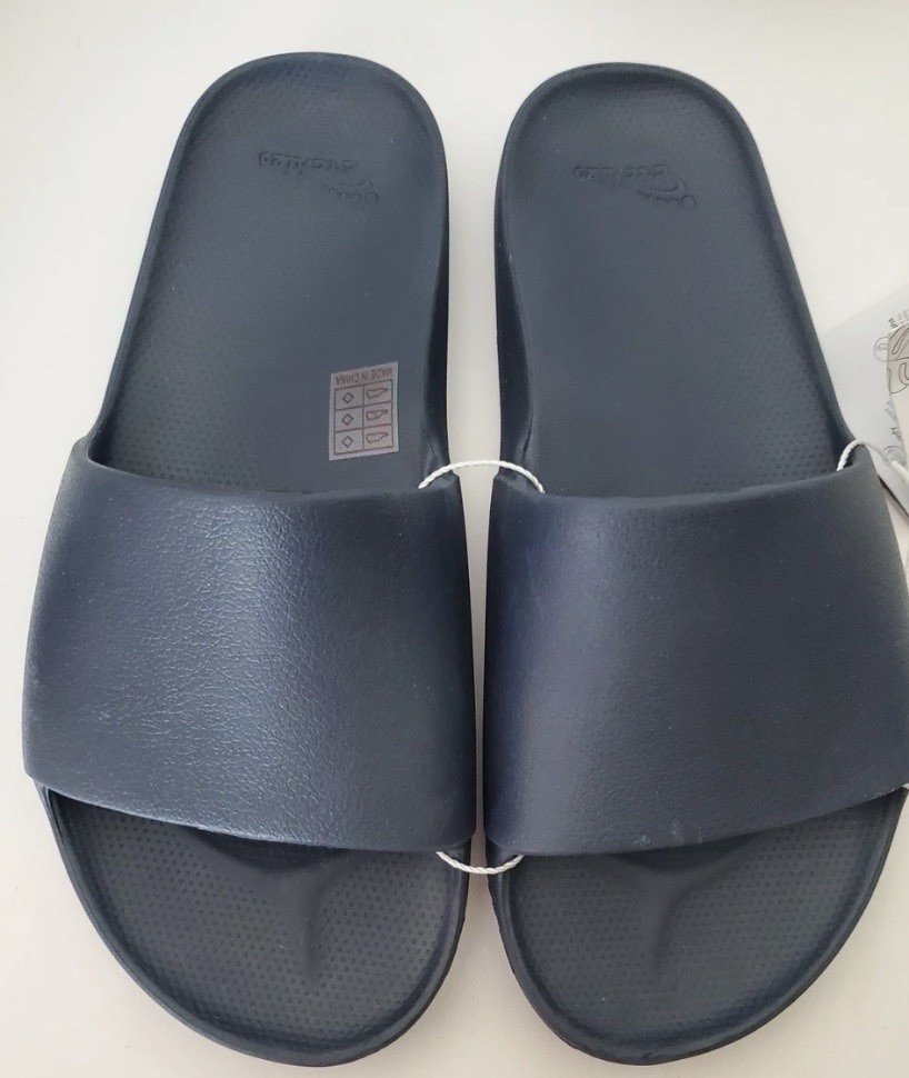 Archies Arch Support Slide Sandals Unisex Navy Blue Men’s Size 9 Women’s Size 10