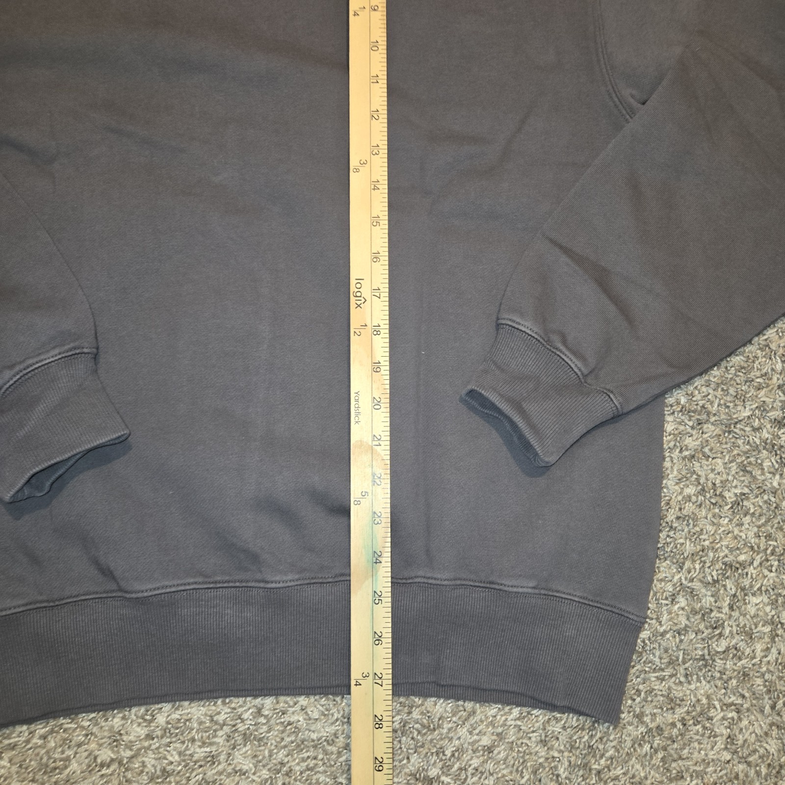 Seoul Projects Neoist Crewneck Sweater Mens Size Large Gray NWT Streetwear Terry